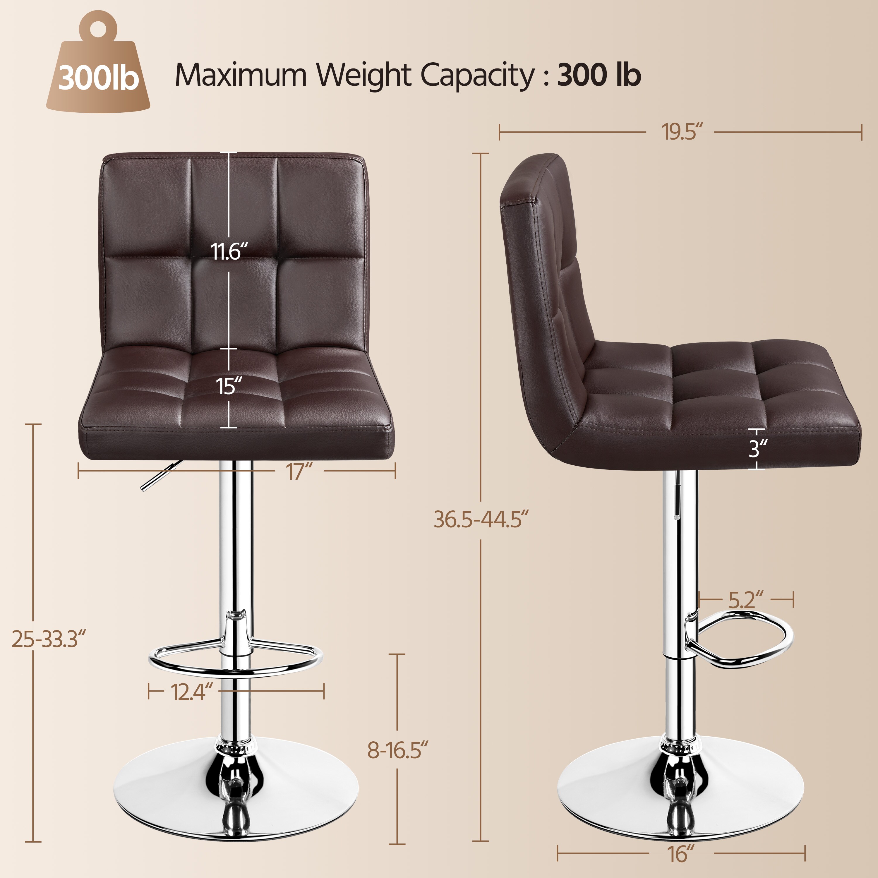 Yaheetech LS20J40001 stools - View #3