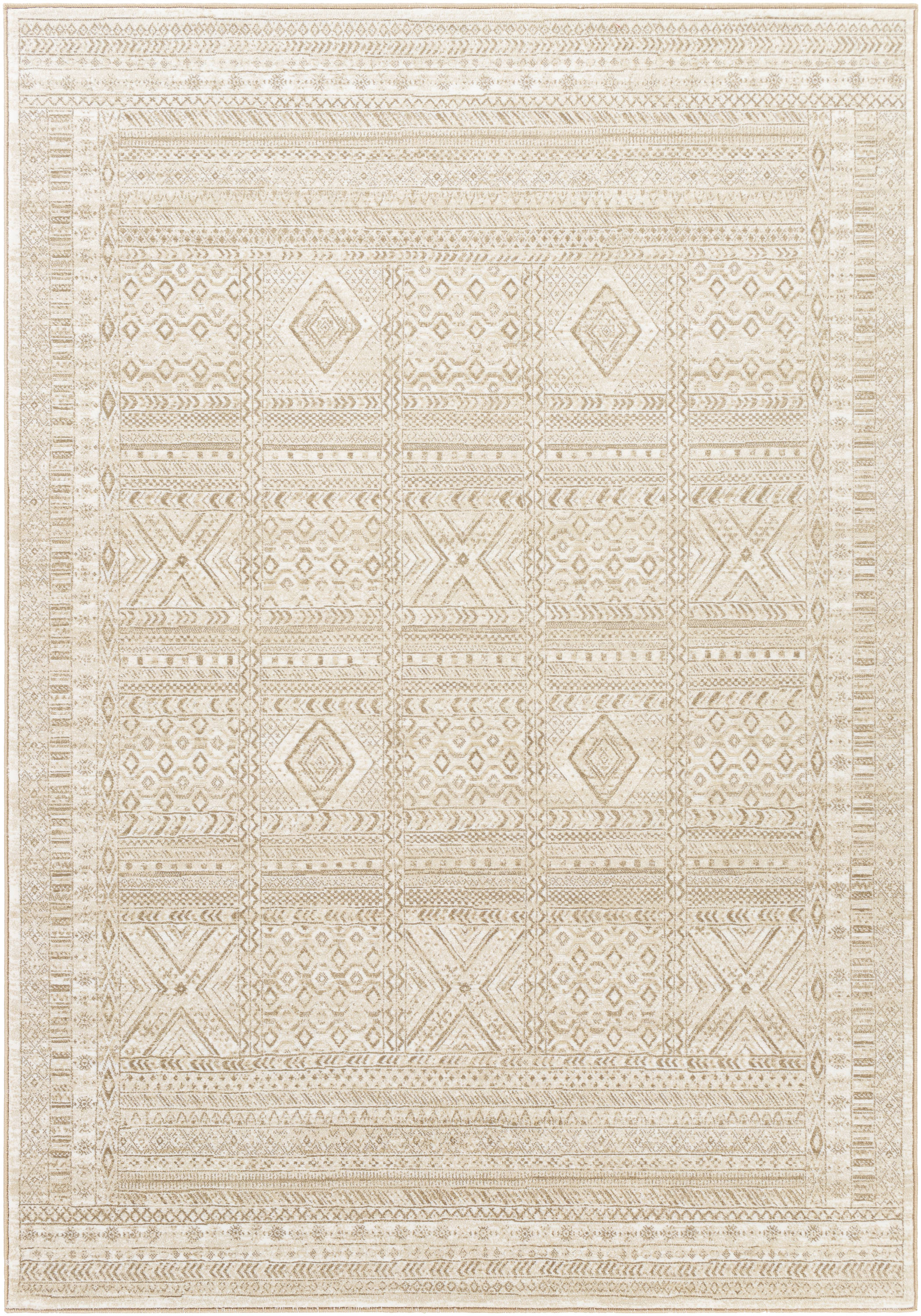 Surya CPO3853-71010 Contempo 8 X 10 (ft) Cream Indoor Medallion Global Area Rug