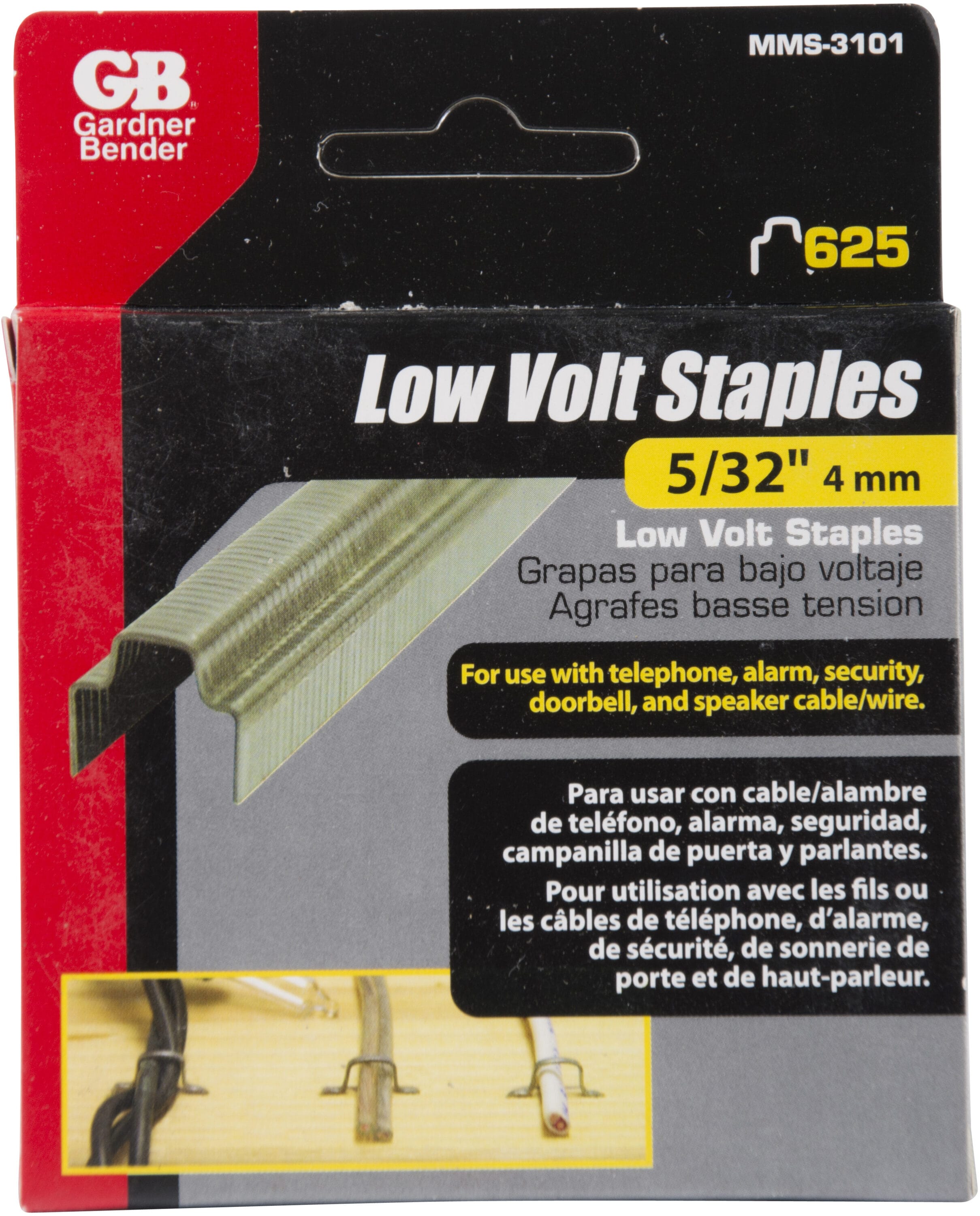 Gardner Bender 5/32-in Metal Staples Cable Staple 625 -Pack #MMS-3101
