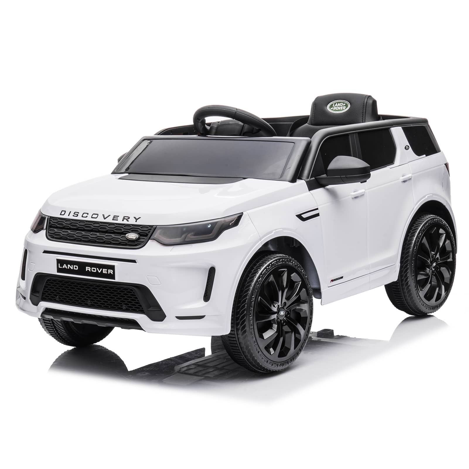 Qeetex TCPTO0Y5JBDJ0 Licensed Land Rover Kids Electric Car 12V Ride On Toy With Remote Control MP3 Player And Safety Features White