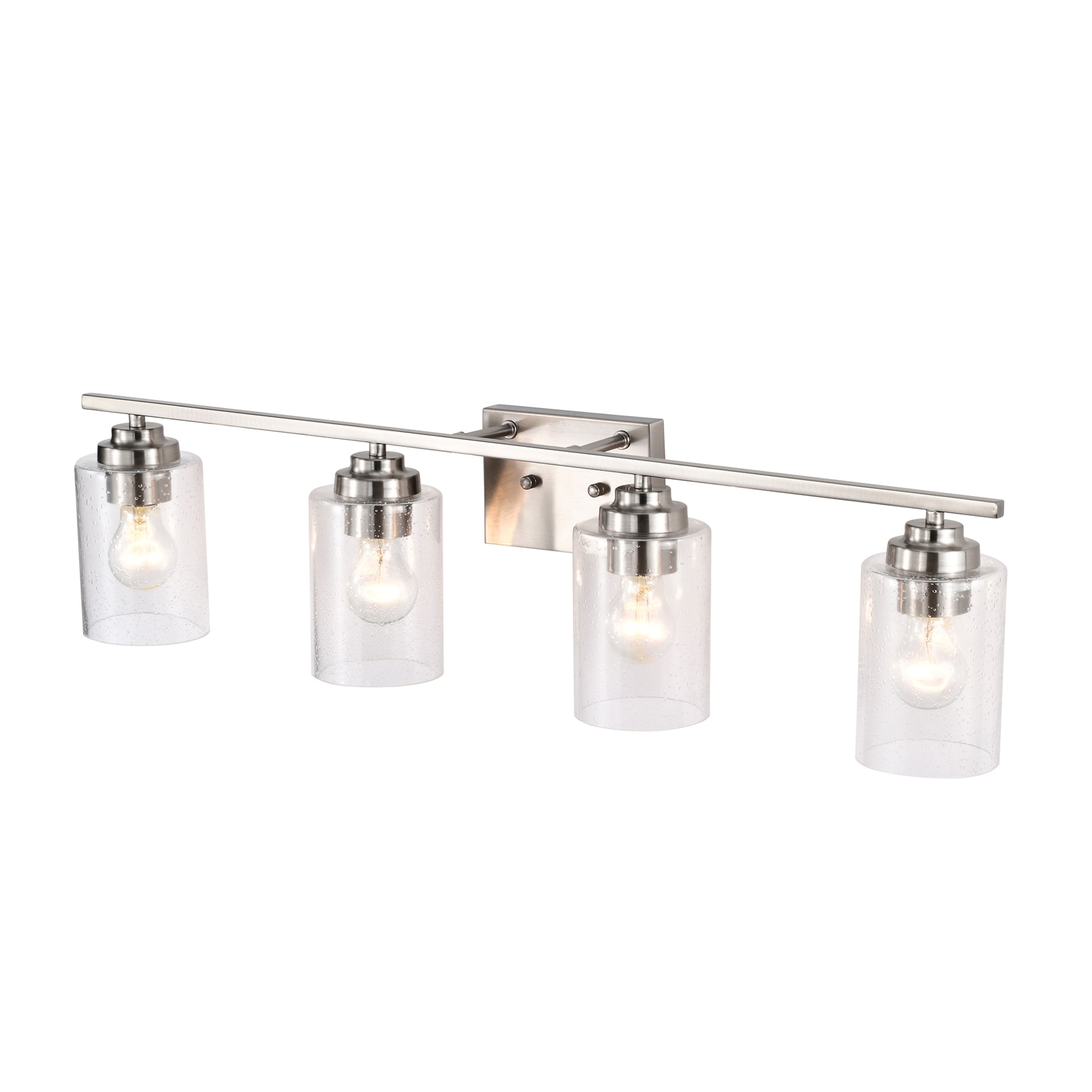 Edvivi EW6391-BN Aliana 31-in 4 -Light Brushed Nickel Modern/contemporary Vanity light