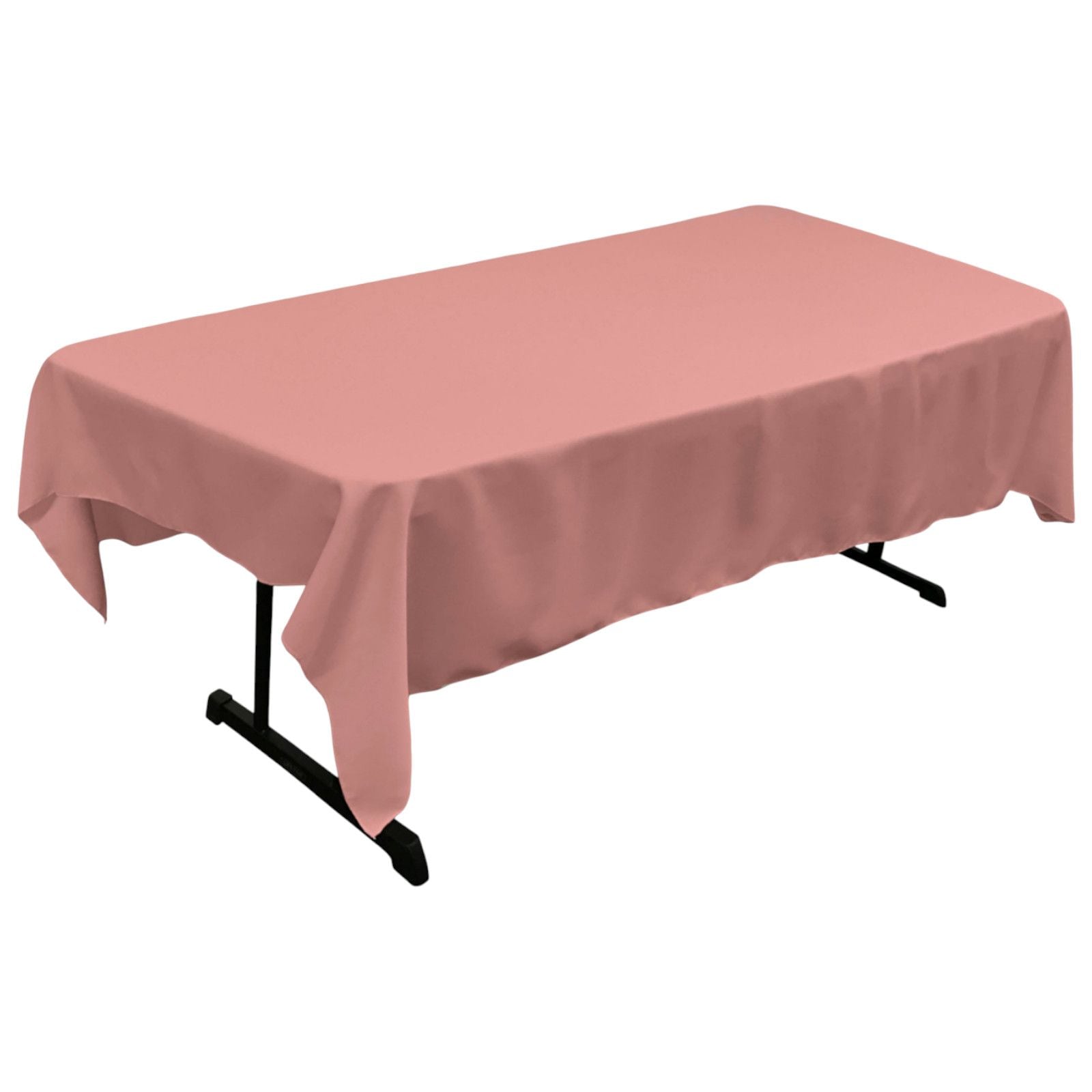 Slickblue Indoor and Outdoor Polyester Poplin Table Cover for 6-8 ft Rectangular Table Stain and Wrinkle Resistant Multiple Color and Size Options