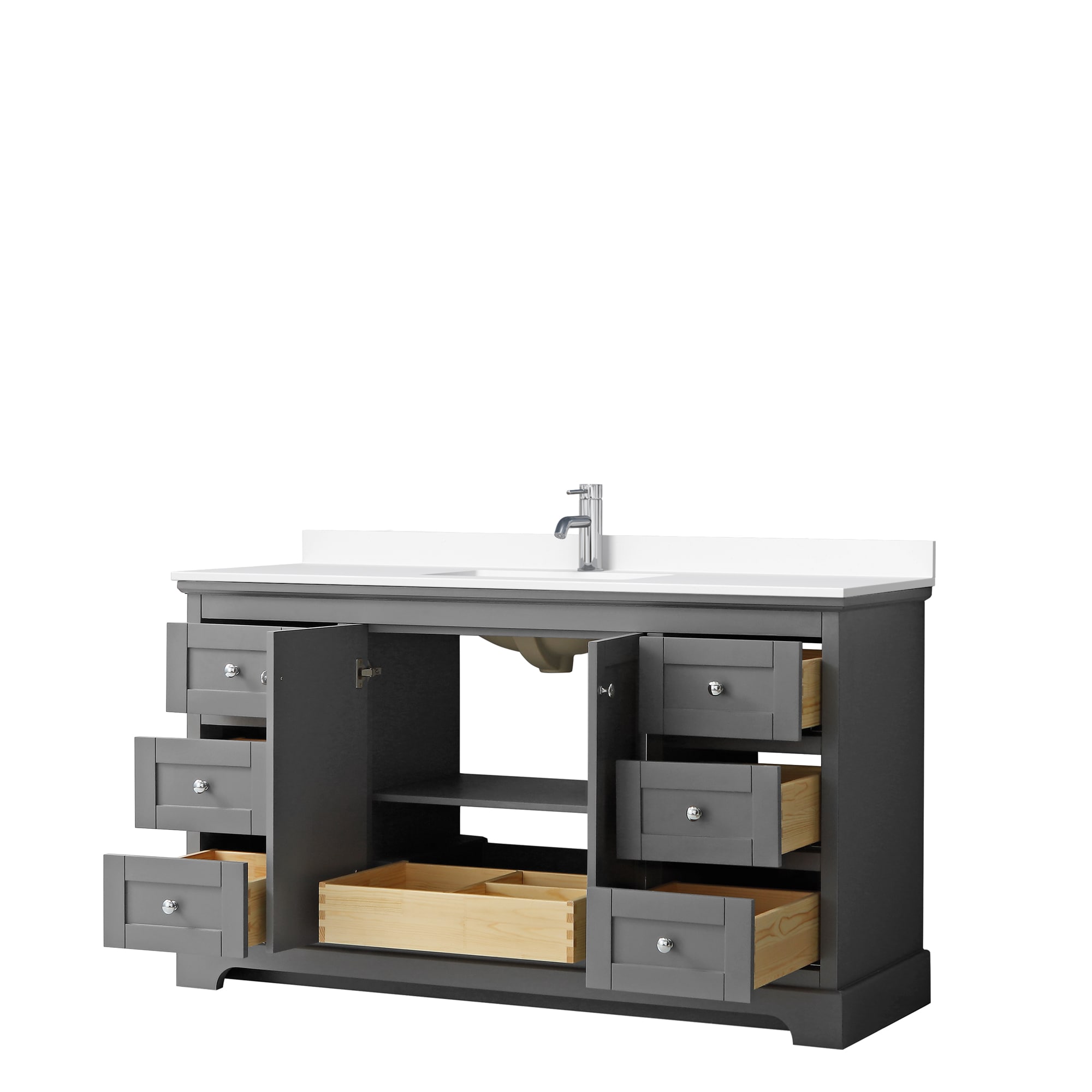 Wyndham Collection WCV232360SKGWCUNSMXX Bath-Vanity-Combo - View #3