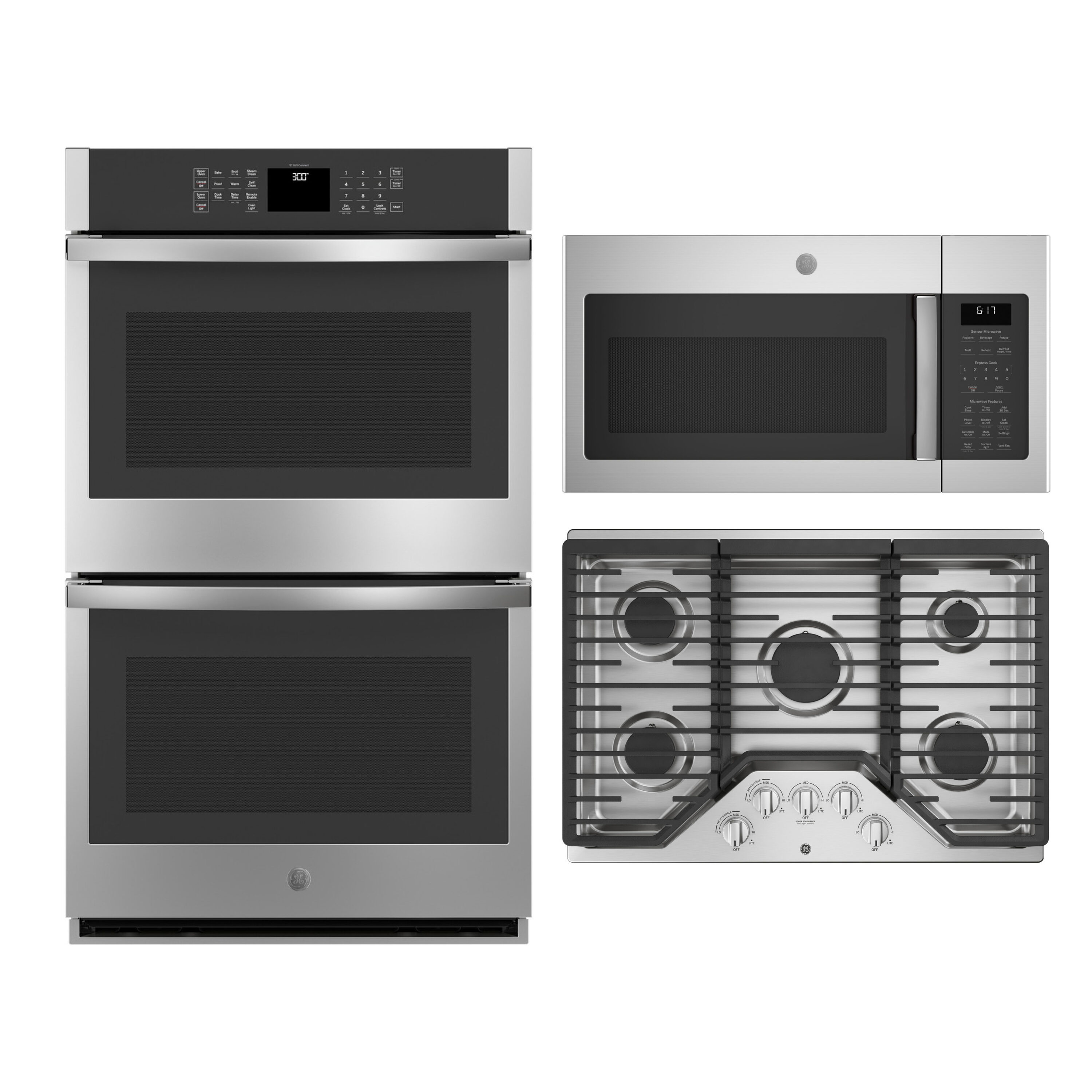 GE Appliances 30 Combination Double Wall Oven with Convection in