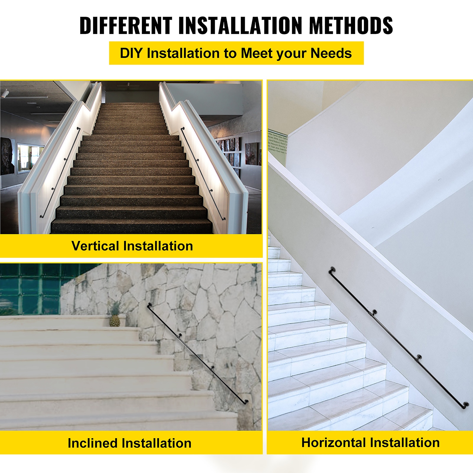 VEVOR TZBGSLTFSGY10E0RRV0 Interior-Stairpart-Railing - View #7