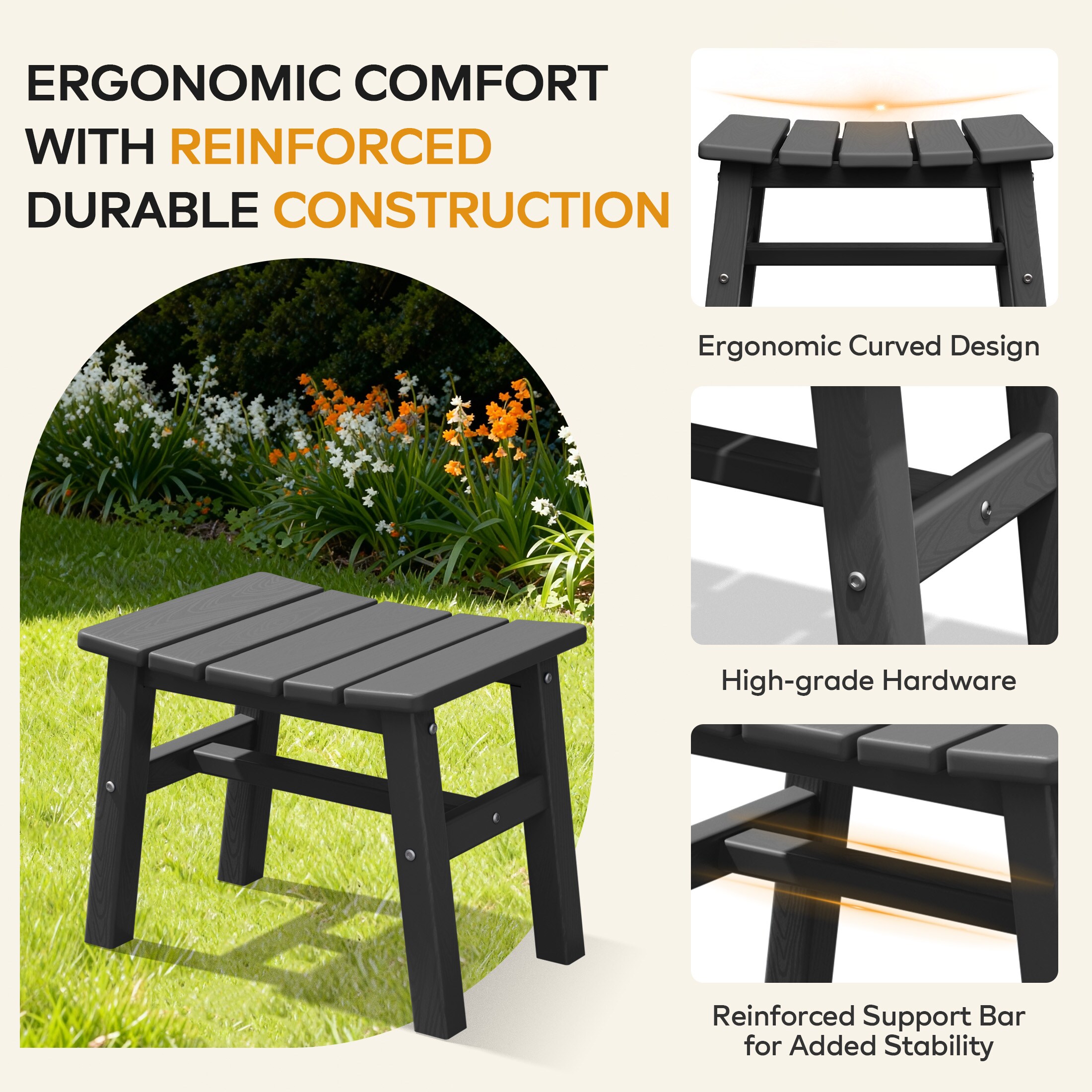 JEAREY SW-CFR-GY Stools-Ottomans - View #4