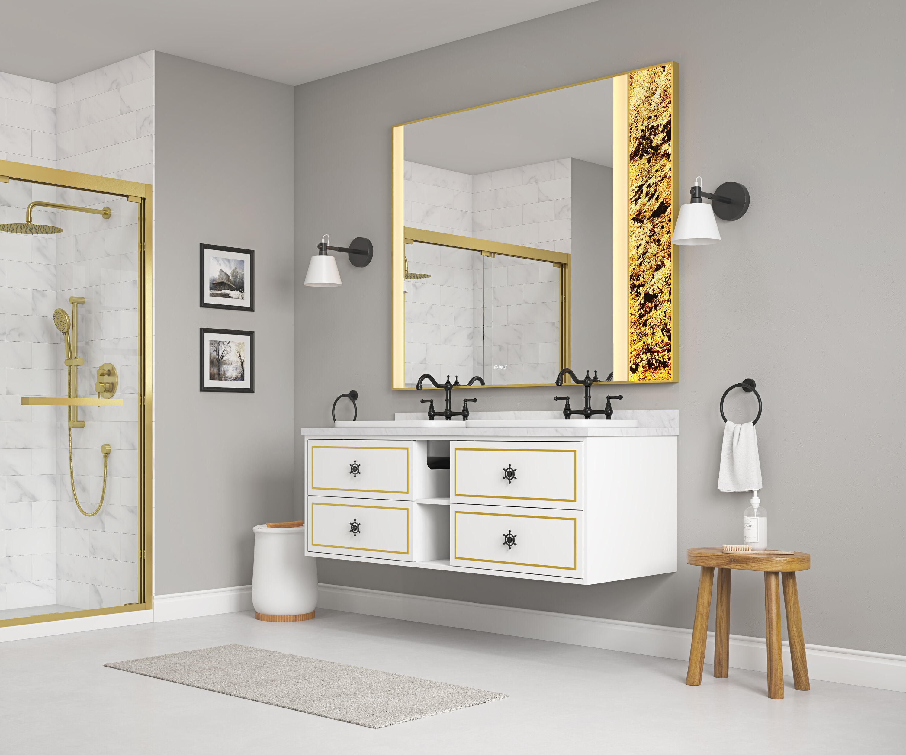 Vacolite KP-9642WH05 Bathroom-Wall-Cabinets - View #2
