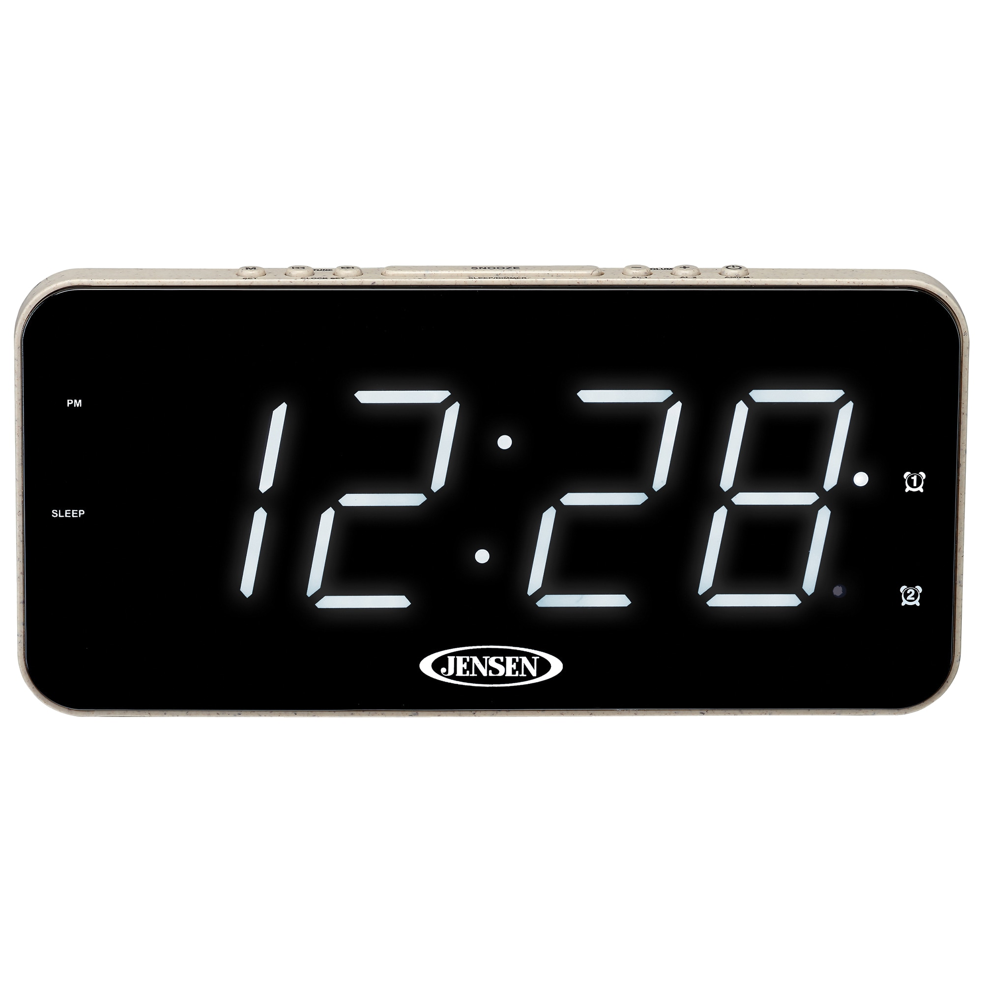 Jensen Digital Rectangle Tabletop Modern with Alarm