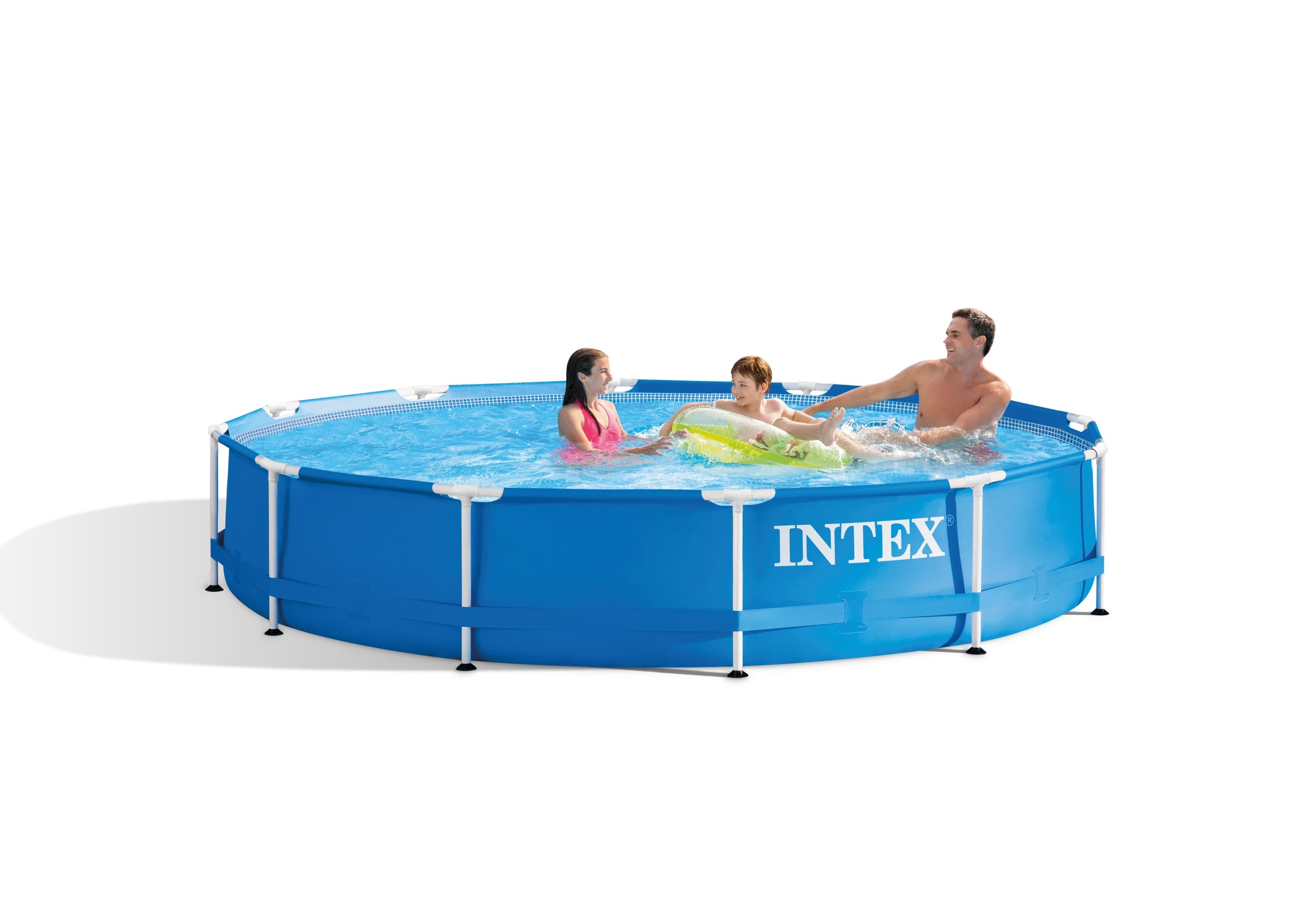 Intex 12-ft x 12-ft x 30-in Metal Frame Round Above-Ground Pool with Ground Cloth the Above-Ground department Lowes.com