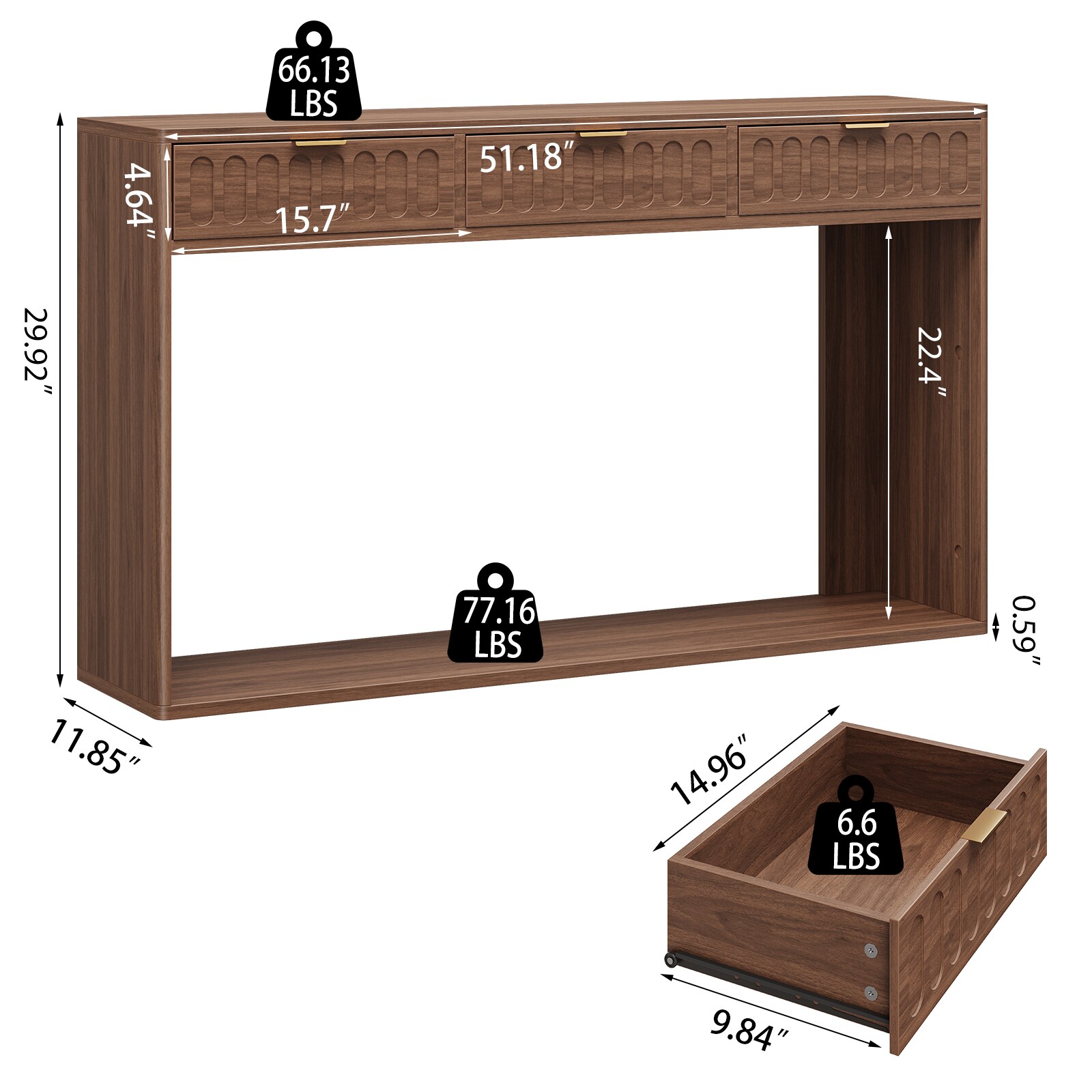 GarveeLife RIMGNCZ42JU Console-Sofa-Tables - View #2