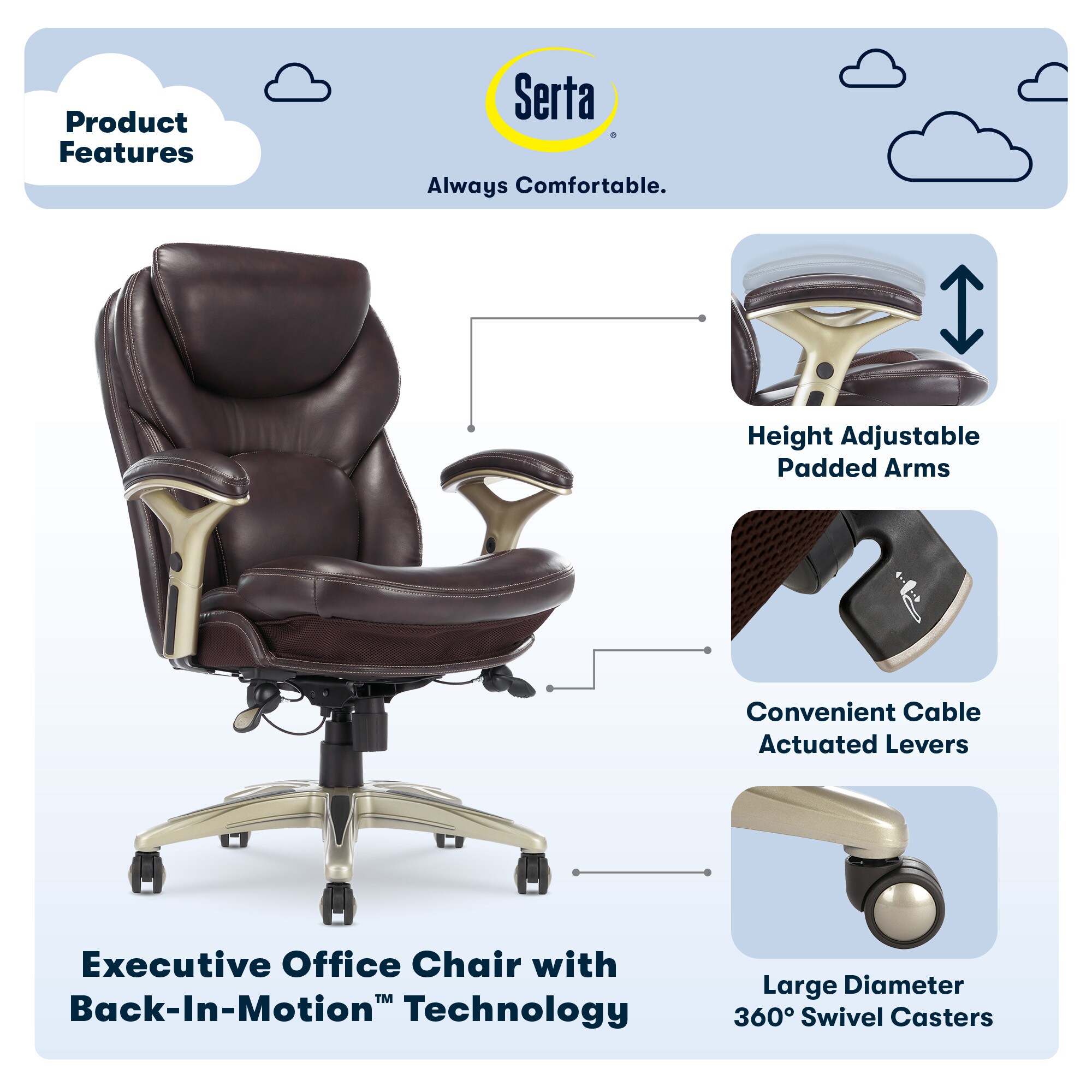 Serta CHR200050 Office-Chairs - View #4
