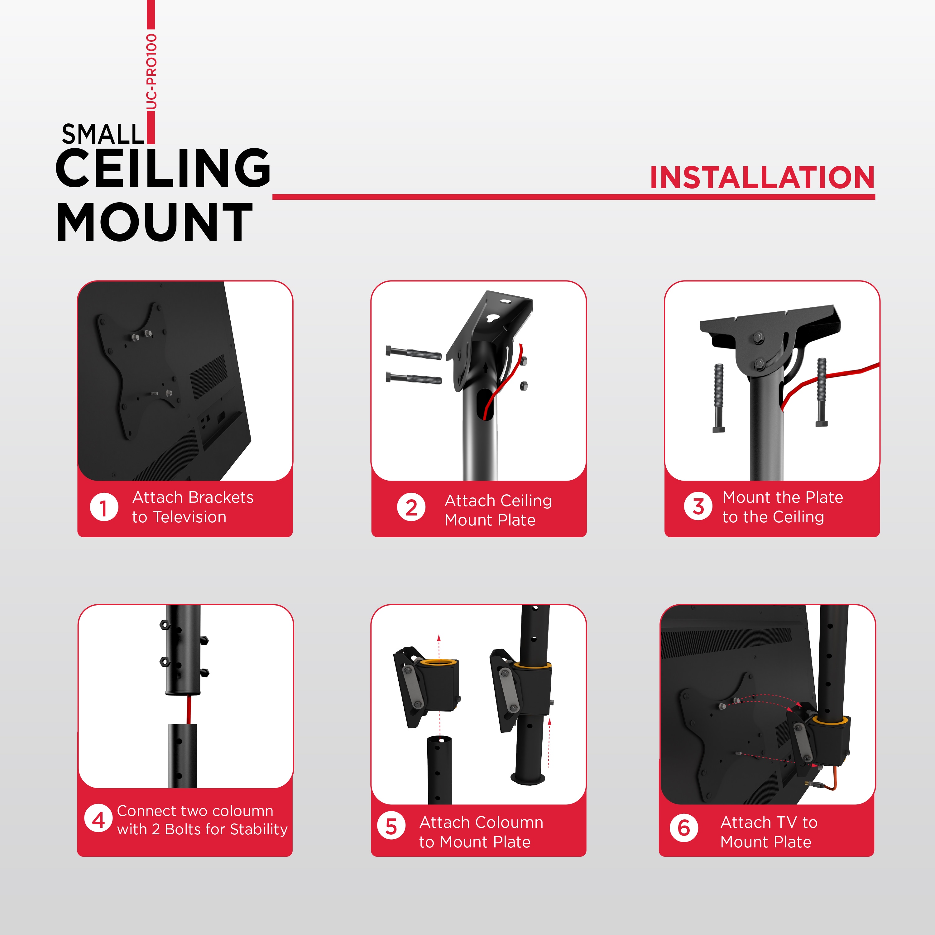 Promounts UC-PRO100 Tv-Mounts - View #6