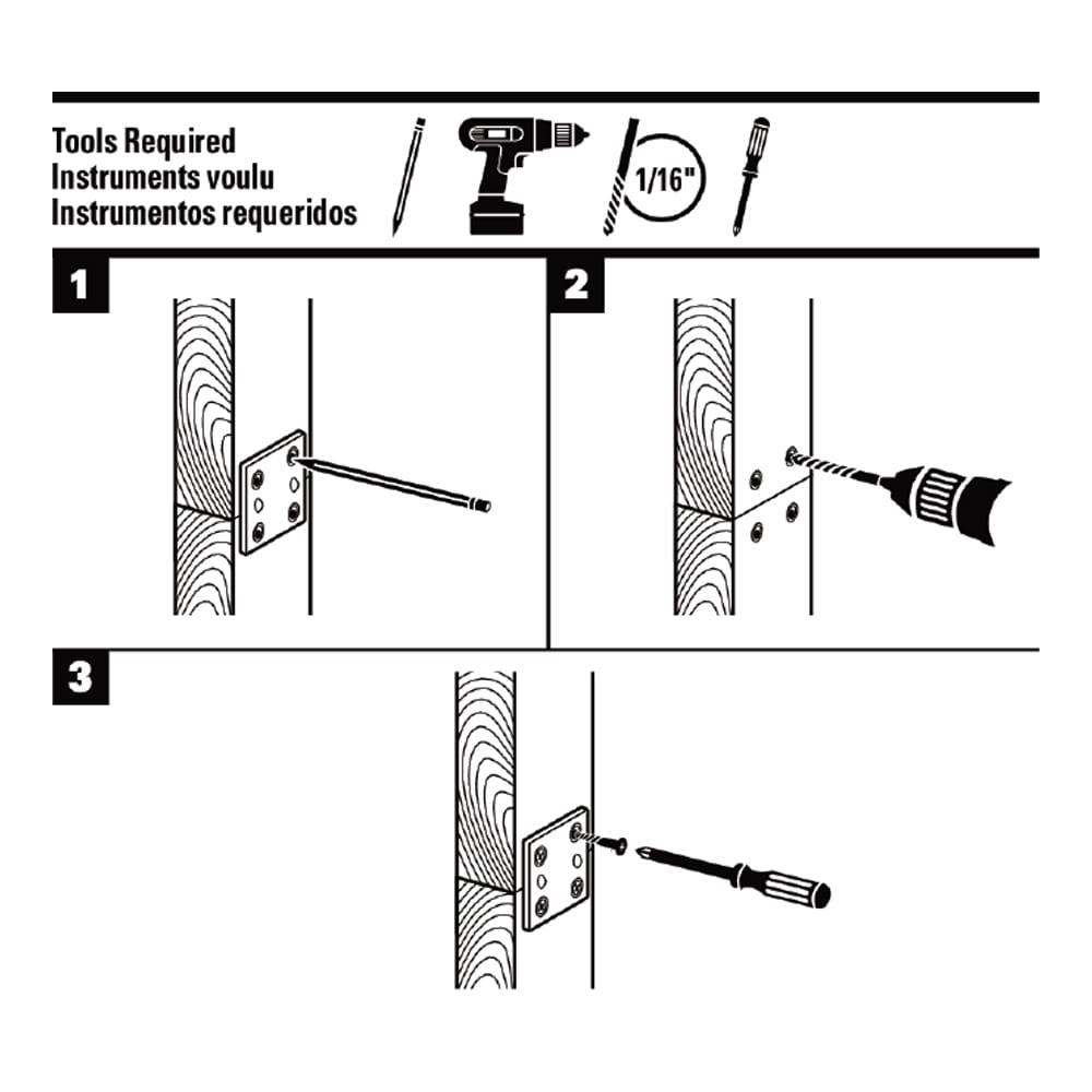 RELIABILT 605762 Mending-Plates-Brackets-Braces - View #4