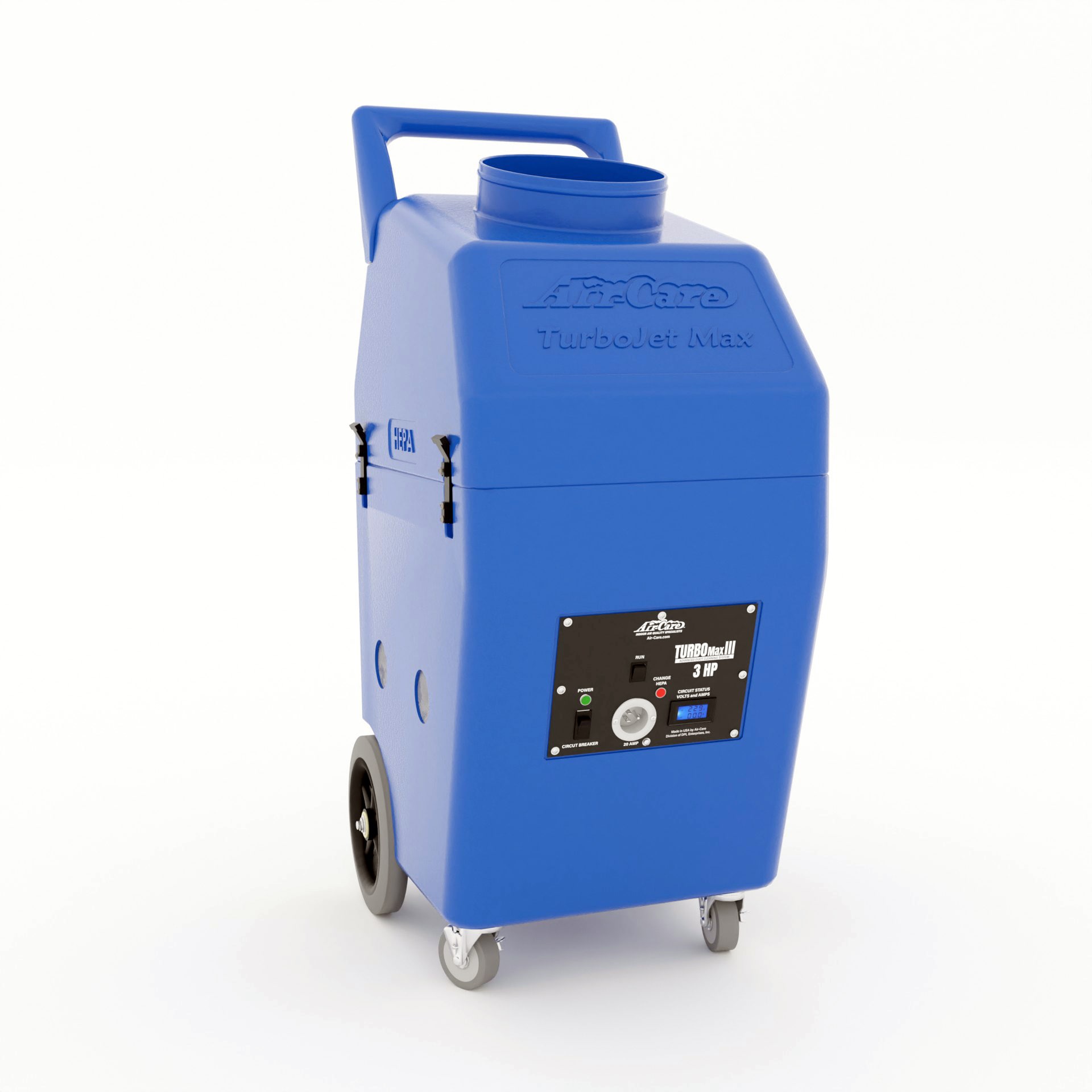 Air-Care FG0282 TurboMax III 1 -Speed Blue HEPA Air Purifier (Covers: