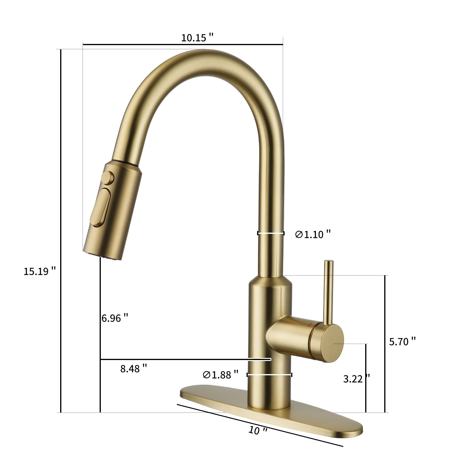 Clihome RCH-BAF619 Kitchen-Faucets - View #6