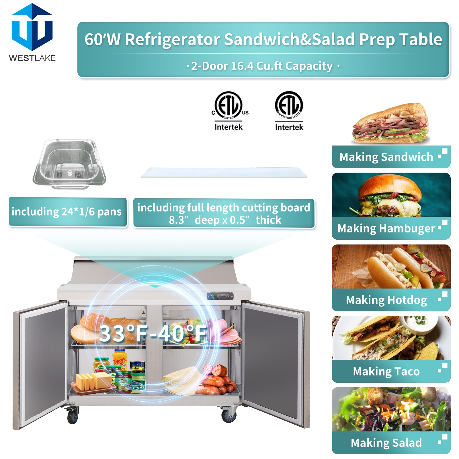 Jeremy Cass GWCLWASH80 Commercial-Refrigerators - View #2