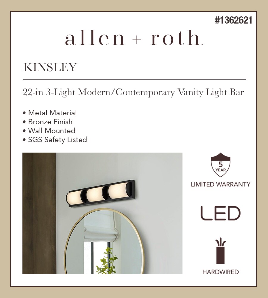 Allen and roth online brighton vanity light