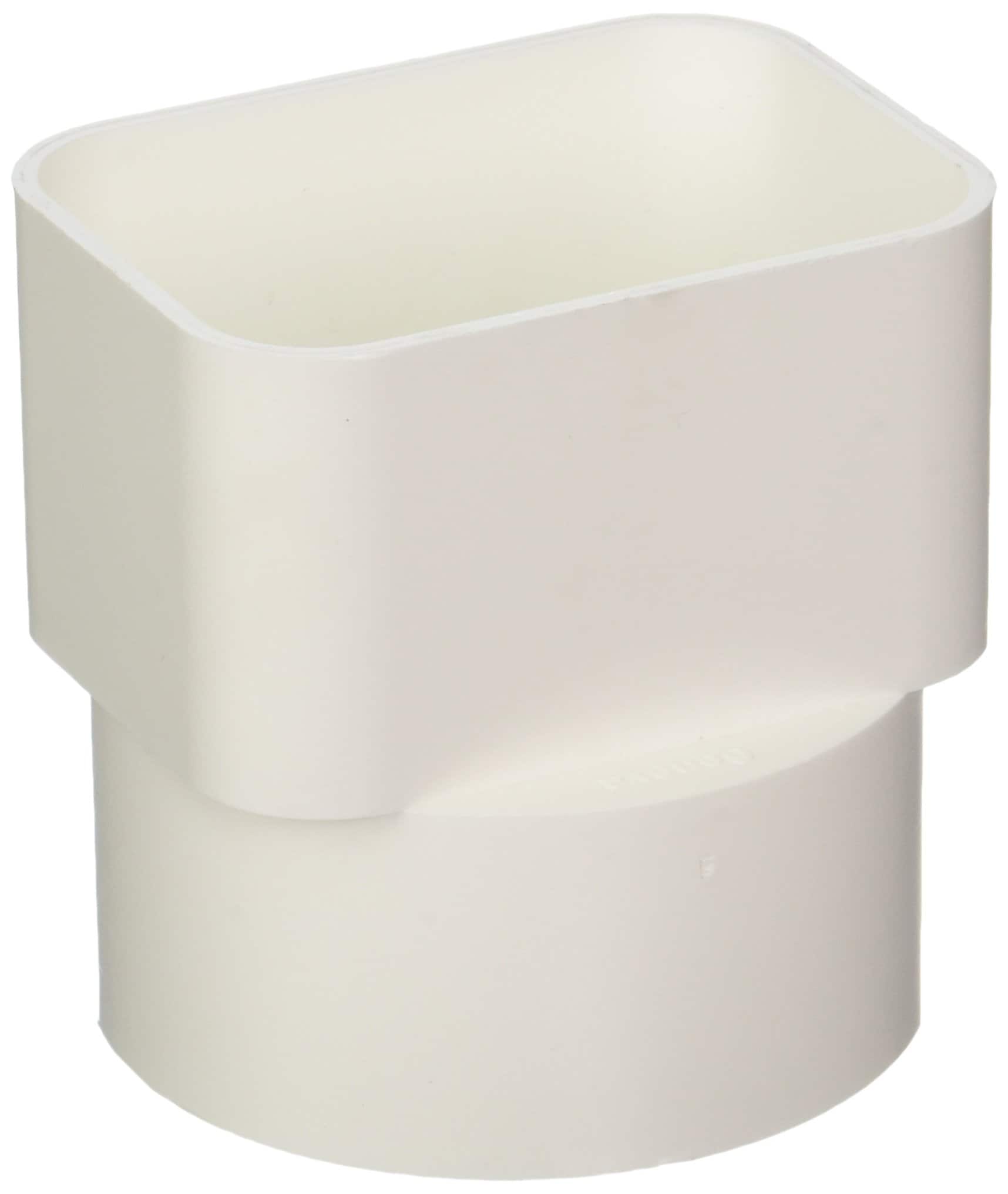 Genova  S45233 Styrene Downspout Adapter 2 x 3 x 3