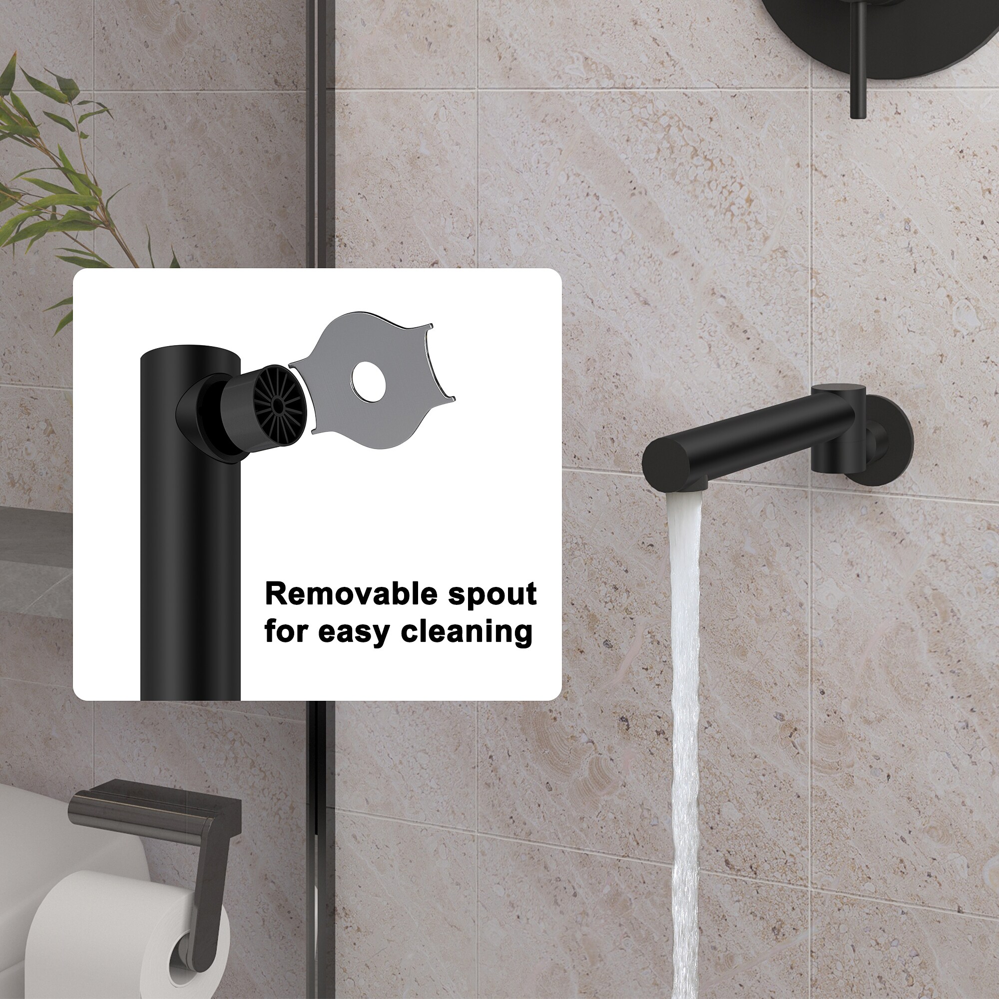 Clihome CHMS-12MB-A3808 Showerhead-Bar-Panels - View #7