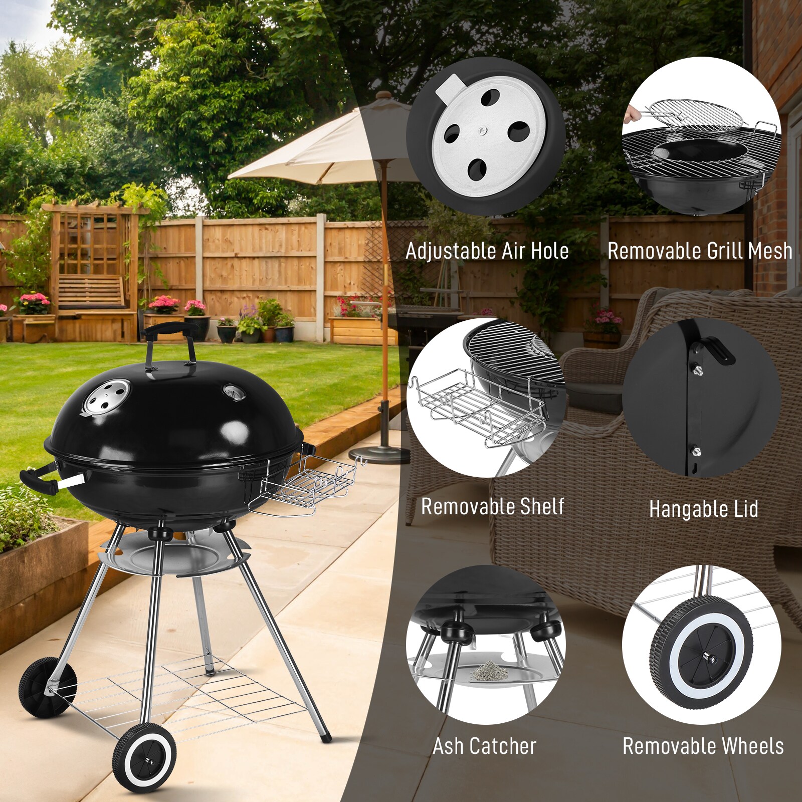 Winado LO1G57000675 Charcoal-Grills - View #6