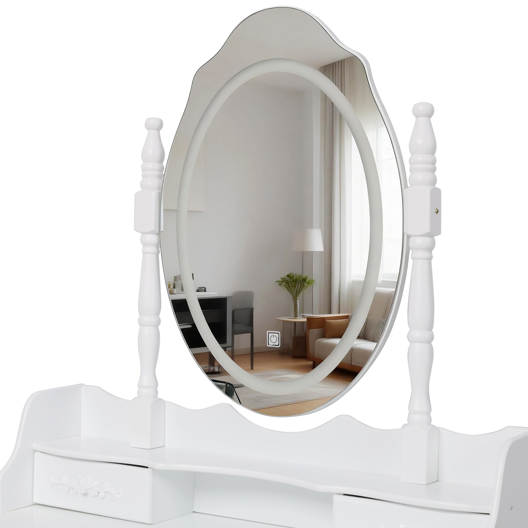 SINOFURN SYA840012WT Bedroom-Vanities - View #5