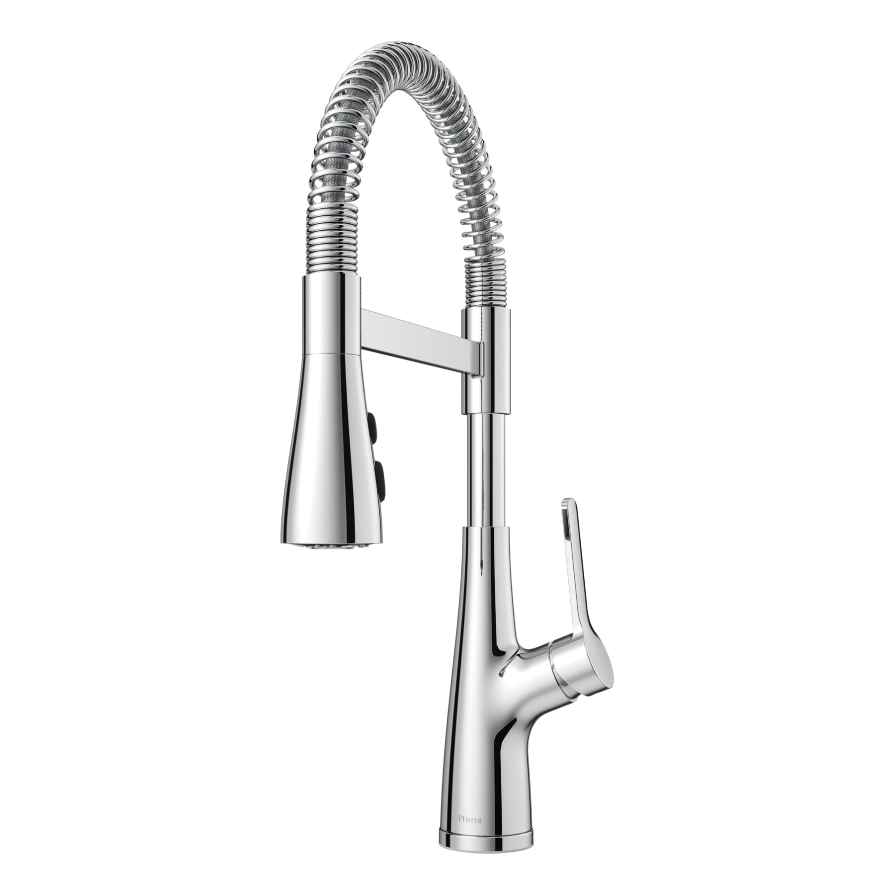 Pfister LG529-NECC Neera Stainless Steel Single Handle Deck-mount Kitchen Faucet with Sprayer