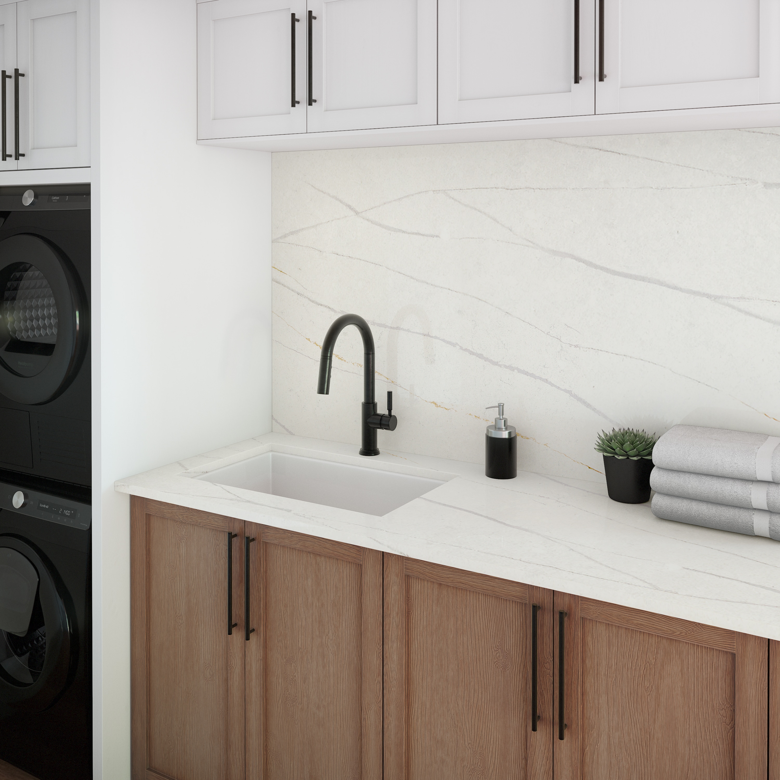ONE Quartz OQ25SLBM11/4X1L Countertop-Samples - View #4