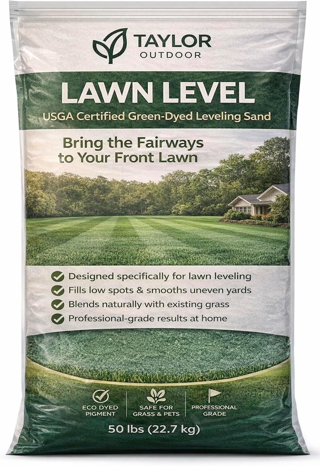 USA Pinestraw LawnLevel 40 Pound(s) Green Dyed Leveling paver sand