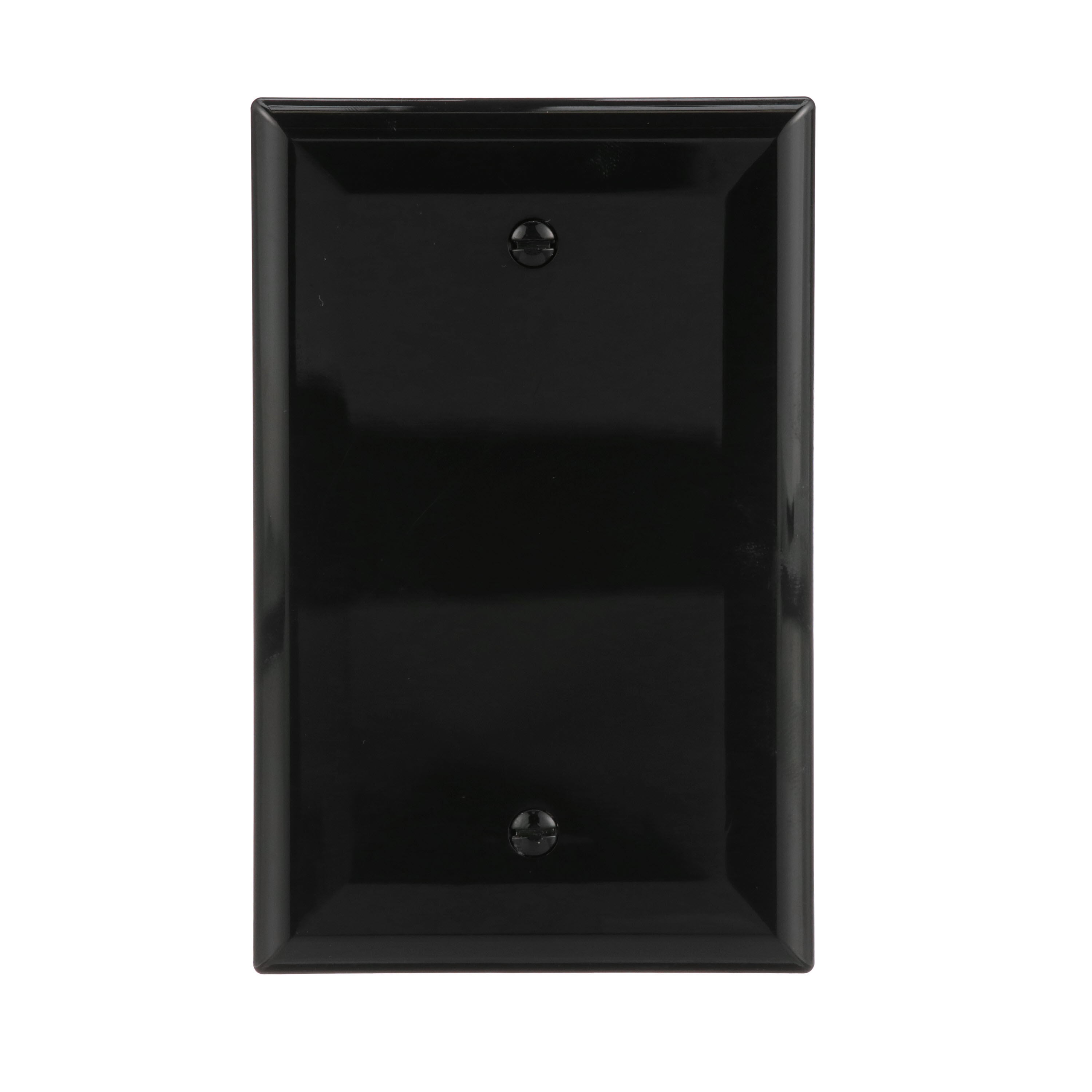 Eaton PJ13BK-F-LW 1 -Gang Midsize Size Black Polycarbonate Indoor Blank Wall Plate