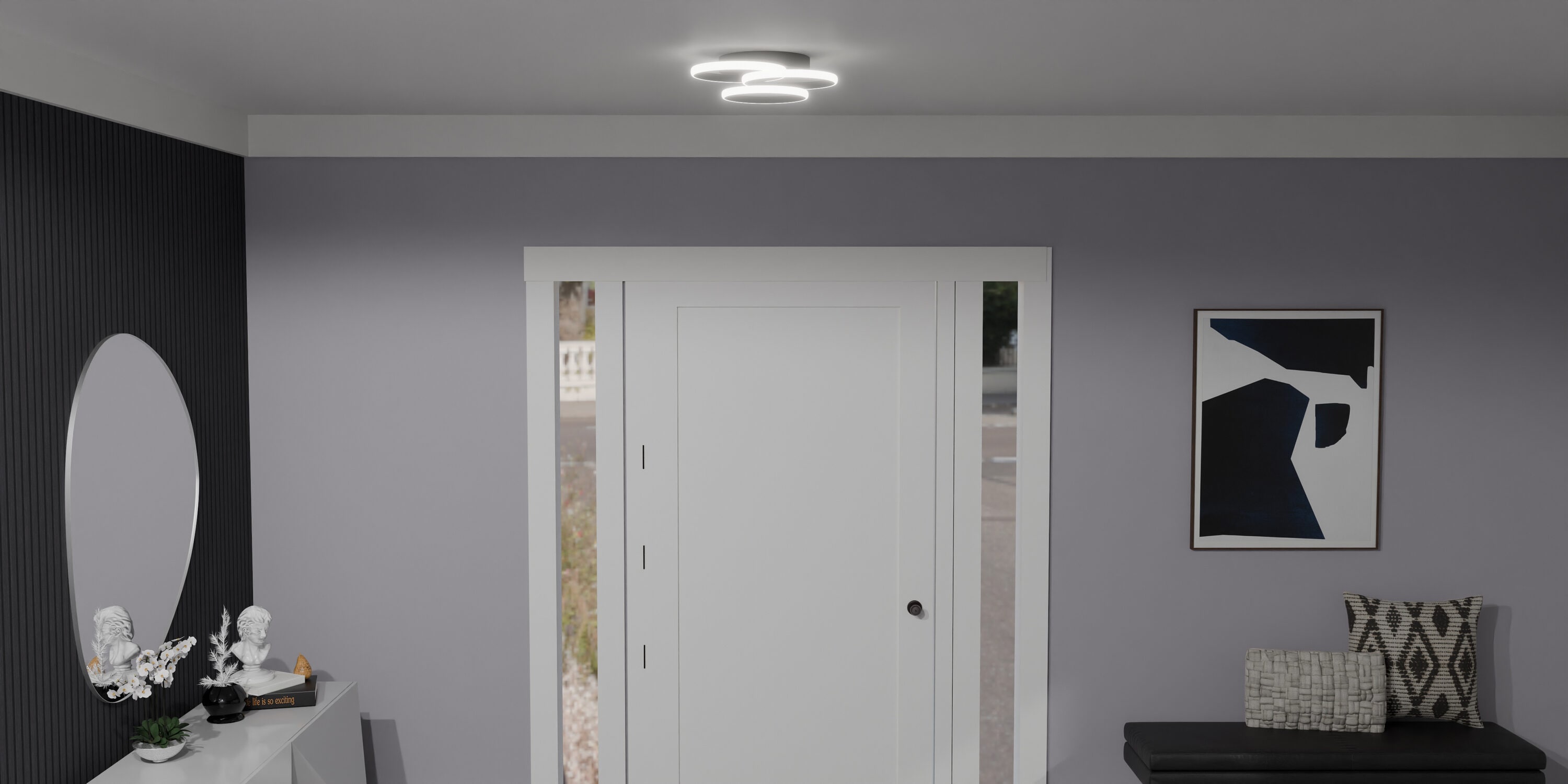 Quoizel PCMON1616MBK flushmounts - View #4