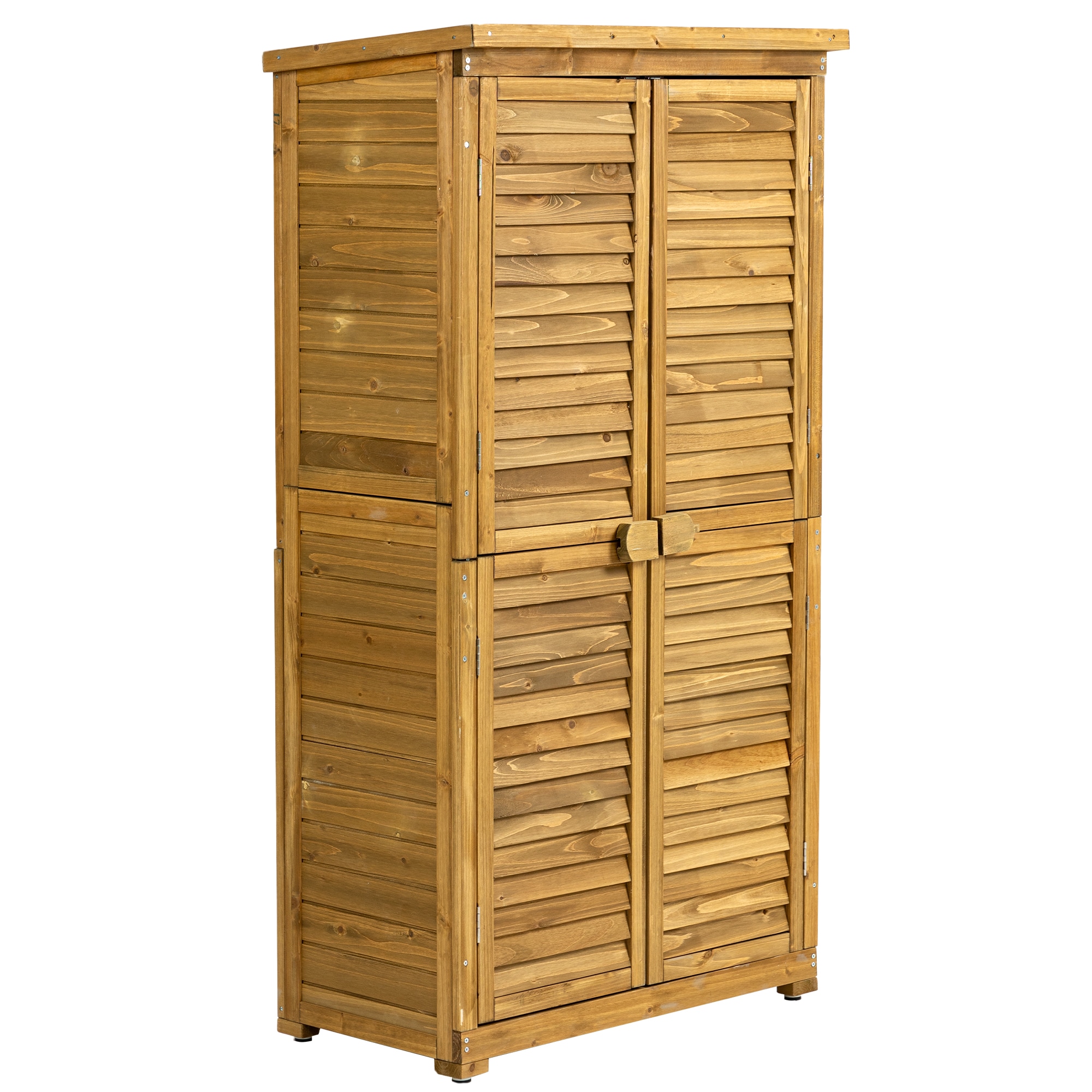 Ayelon CVP233383 1.3-ft x 2.6-ft Wood Outdoor Storage Shed
