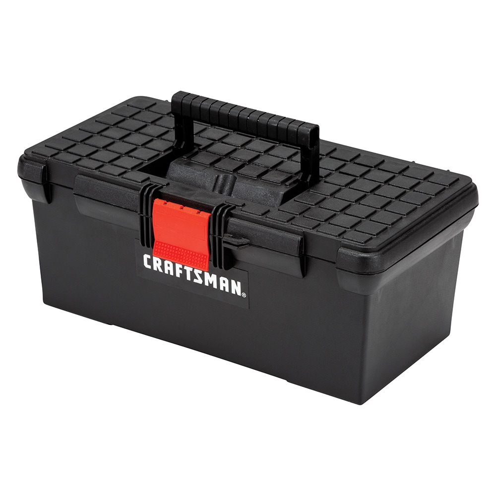 CRAFTSMAN 16-in Black Plastic Lockable Tool Box in the Portable