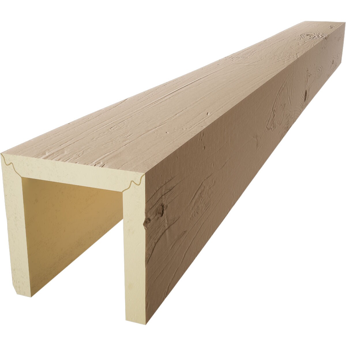 Ekena Millwork BMKP3C0040X040X120UN Faux-Beams - View #5