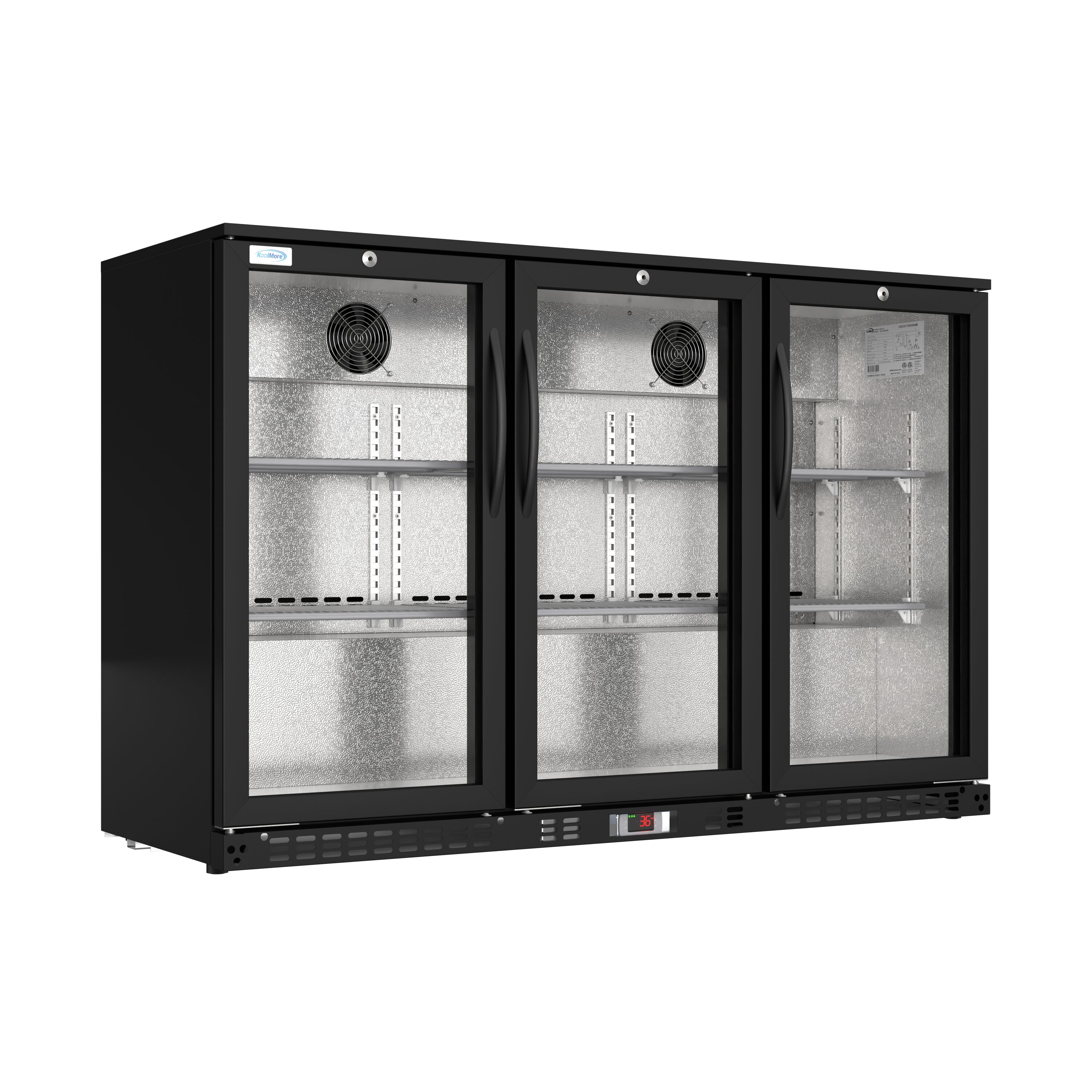 KoolMore CT53-3S-BK Commercial-Refrigerators - View #7