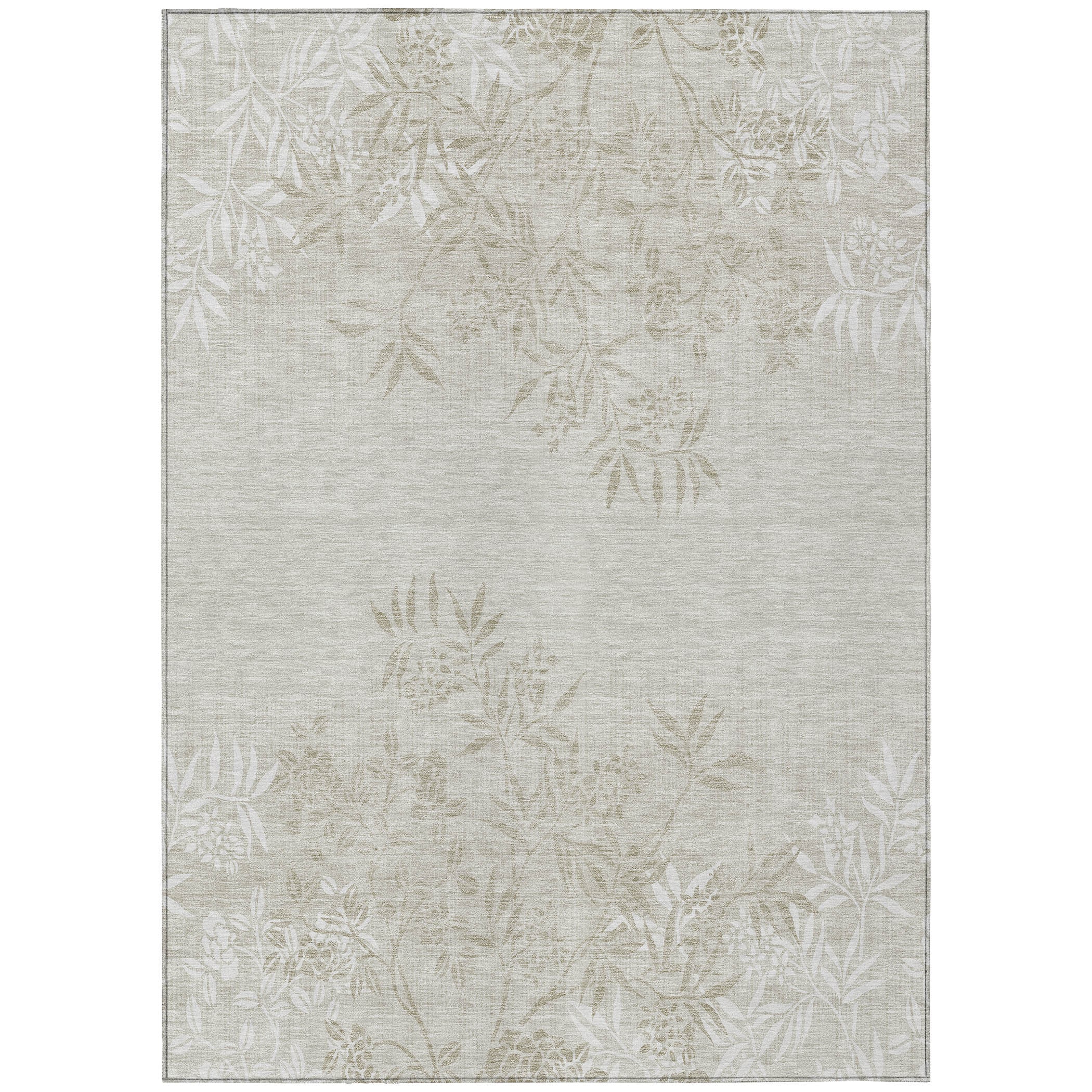 Addison Rugs ACN673BG3X5 Chantille ACN673BG 3 x 5 (ft) Polyester Beige Rectangular Indoor/Outdoor Geometric Machine washable Area rug