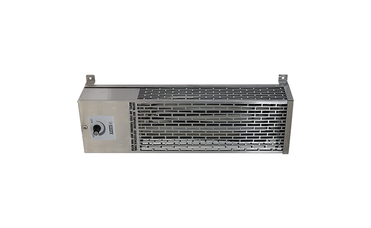 KING Up to 500-Watt 120-Volt Convection Heater (3.25-in L x 17-in H Grille)  at