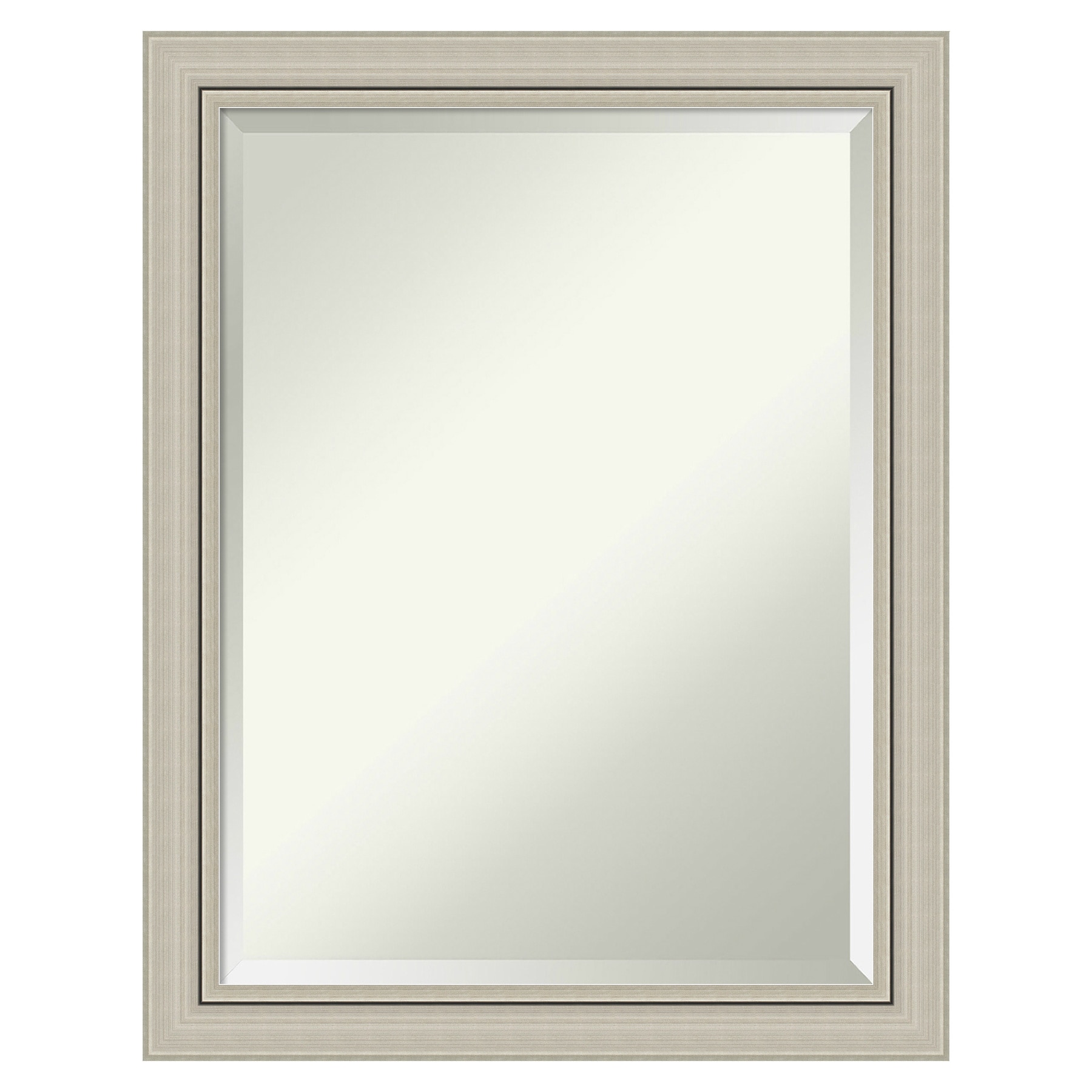 Amanti Art DSW4016472 Romano 21.75-Inches x 27.75-Inches Framed Rectangle Bathroom Vanity Mirror ( Silver Silver )