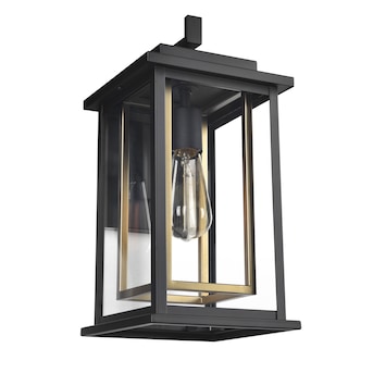 Design House Hayward 1-Light 14.75-in Black Outdoor Wall Light in the ...