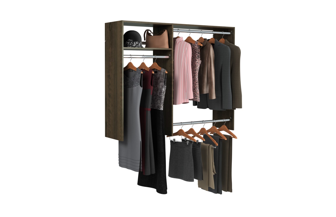 Easy Track OK0348-T Wood-Closet-Kits - View #2