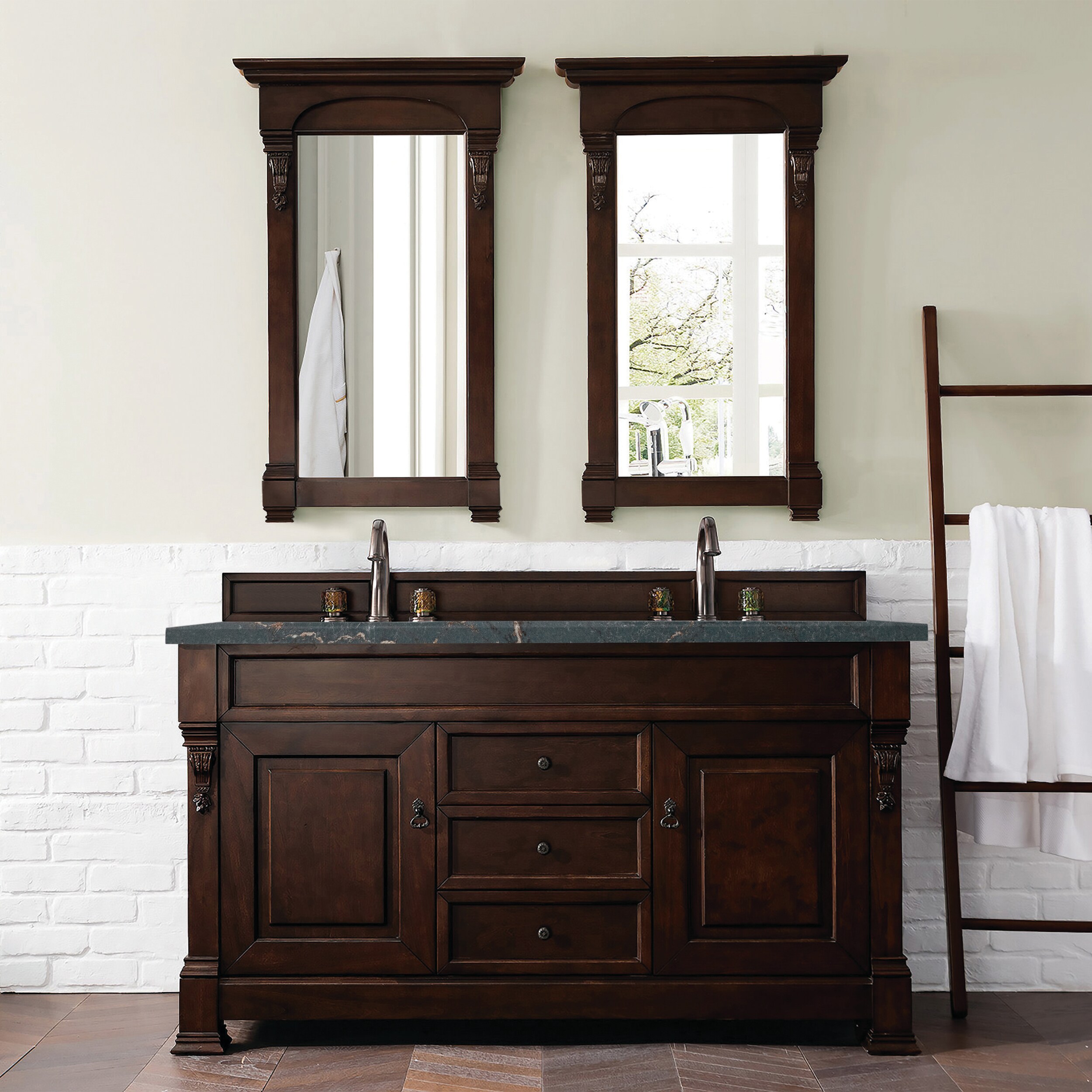 James Martin Vanities 147-114-5661-3PBL Bath-Vanity-Combo - View #2