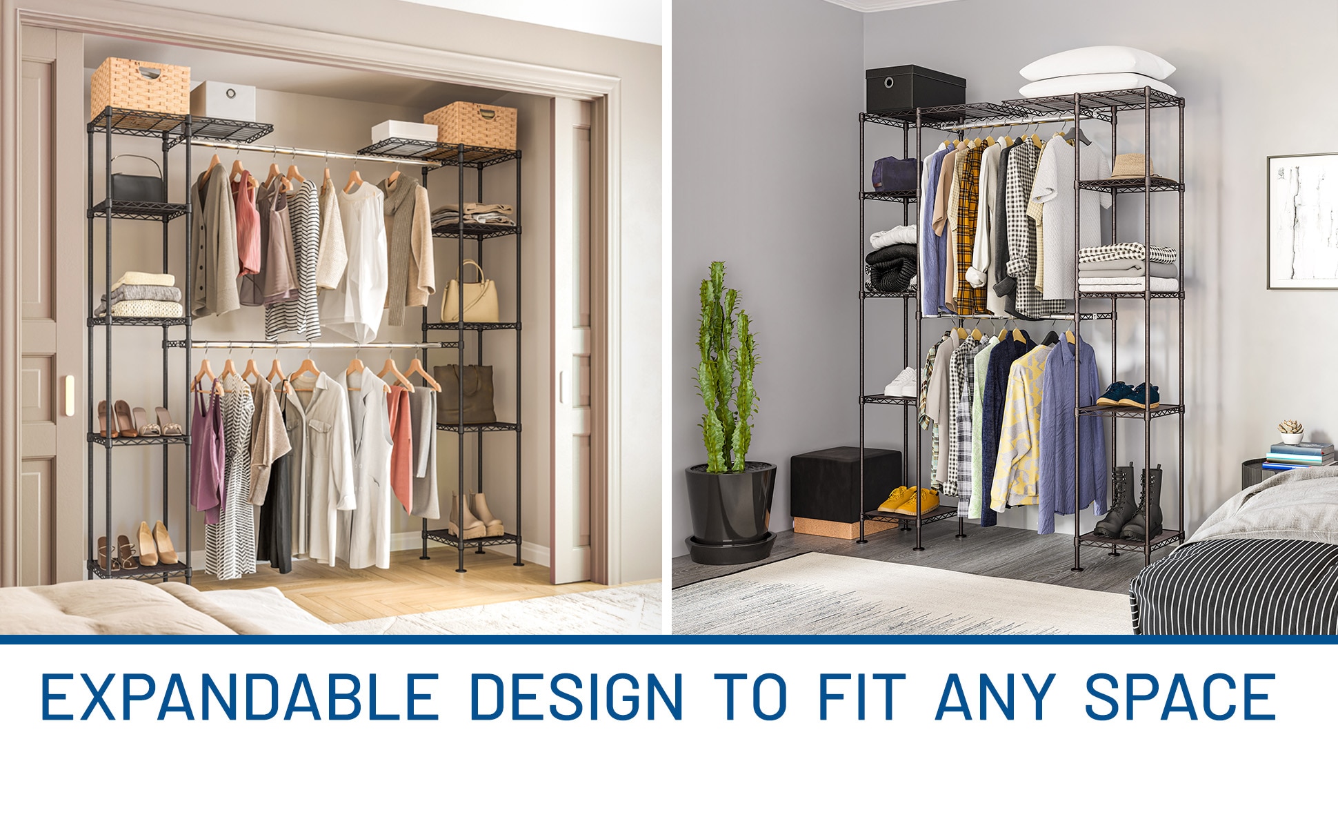 Seville Classics SHE05814B Clothing-Storage-Accessories - View #2