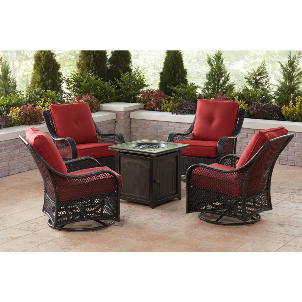 Hanover ORL5PCFPSQ-BRY Patio-Conversation-Sets - View #13