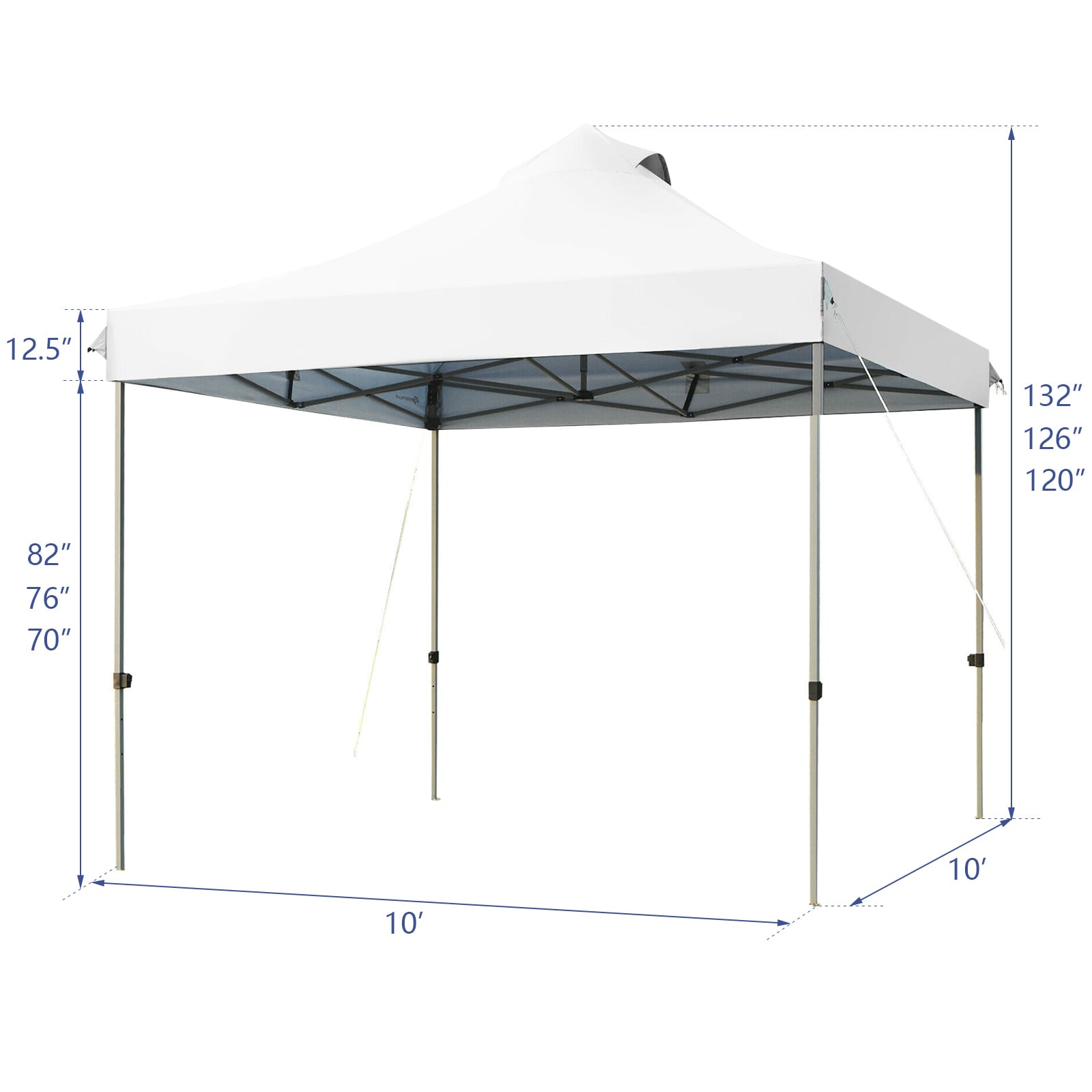 WELLFOR DOJ70658WH Canopy-Storage - View #2