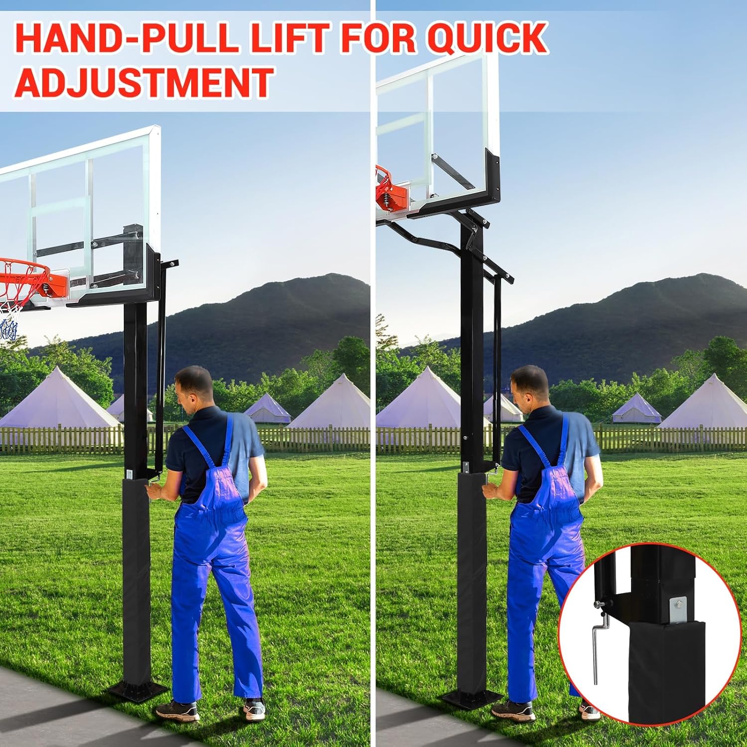 GAOMON KNTRIYNTJS2PAF621U Basketball-System - View #4