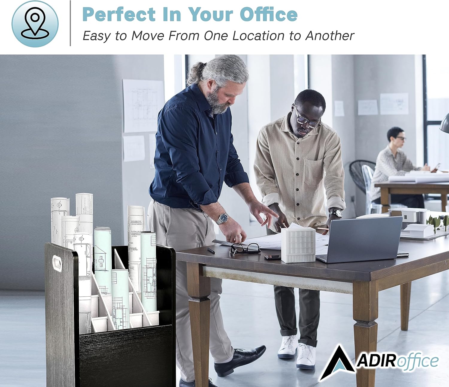 AdirOffice 624-BLK-KIT1 Office-Accessories - View #6