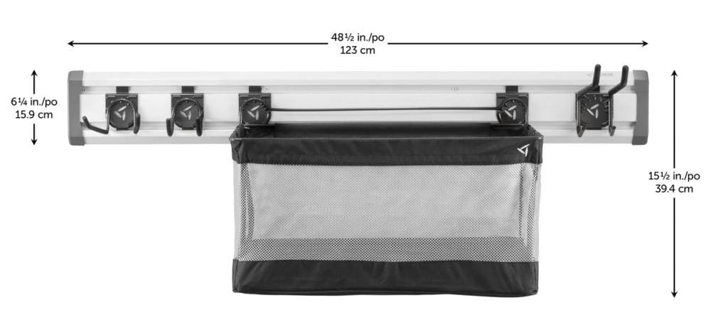 Gladiator GAKT48SSGY Garage-Storage-Rail-Sys-Acc - View #2