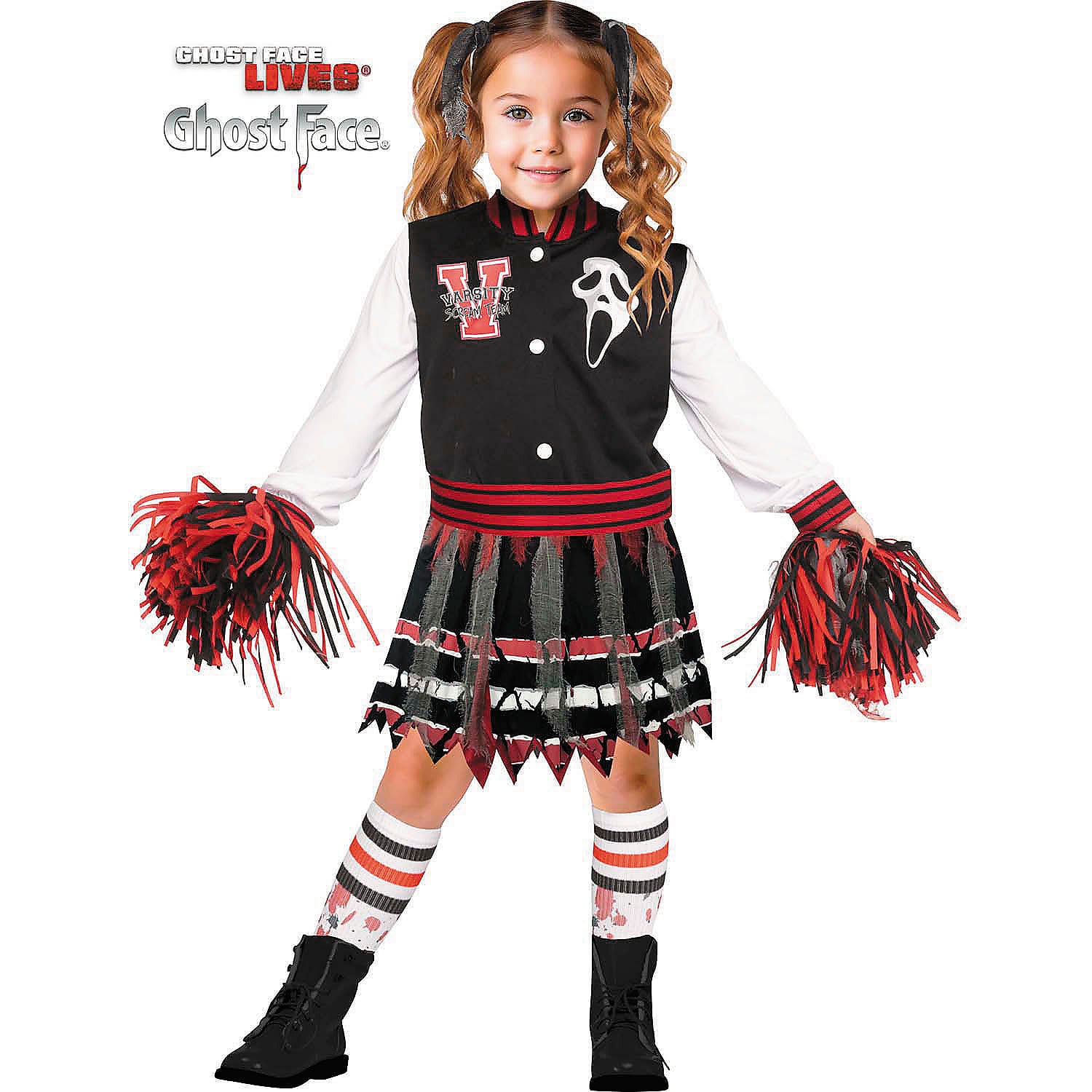 Fun World FW127491L Toddler Scream™ Scream for the Team Cheerleader Costume - Large 3T-4T