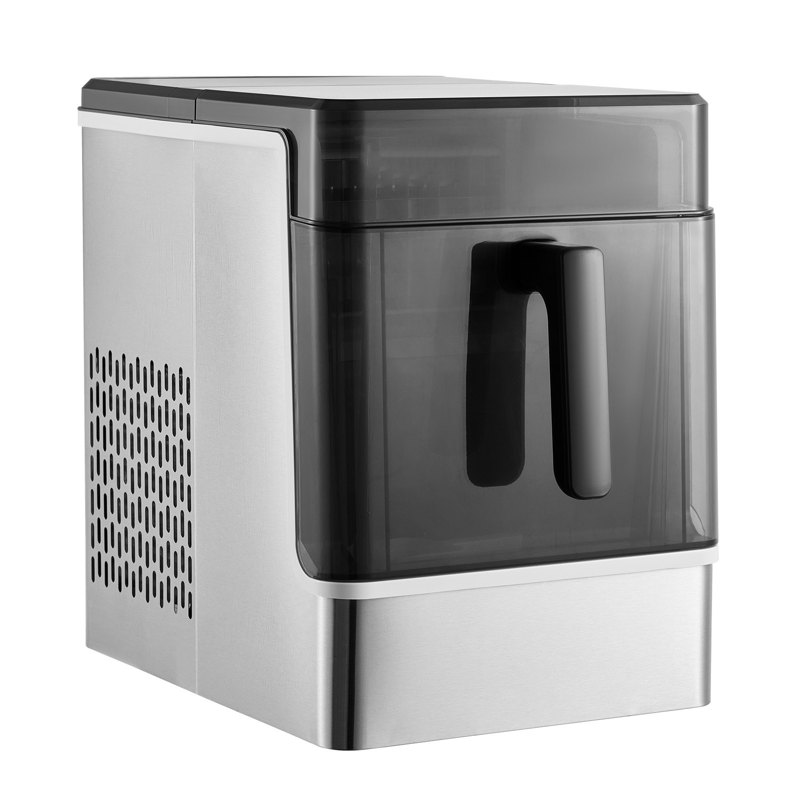 SVOPES SCFBTMSZBJBX06218V1 Countertop Ice Maker 32 Cubes Ready in 15 Mins 46lbs in 24Hrs SelfCleaning Portable Ice Maker with Convenient Ice Transfer Ice Machine with 3 Sizes Ice Cube for Home Kitchen Office Party