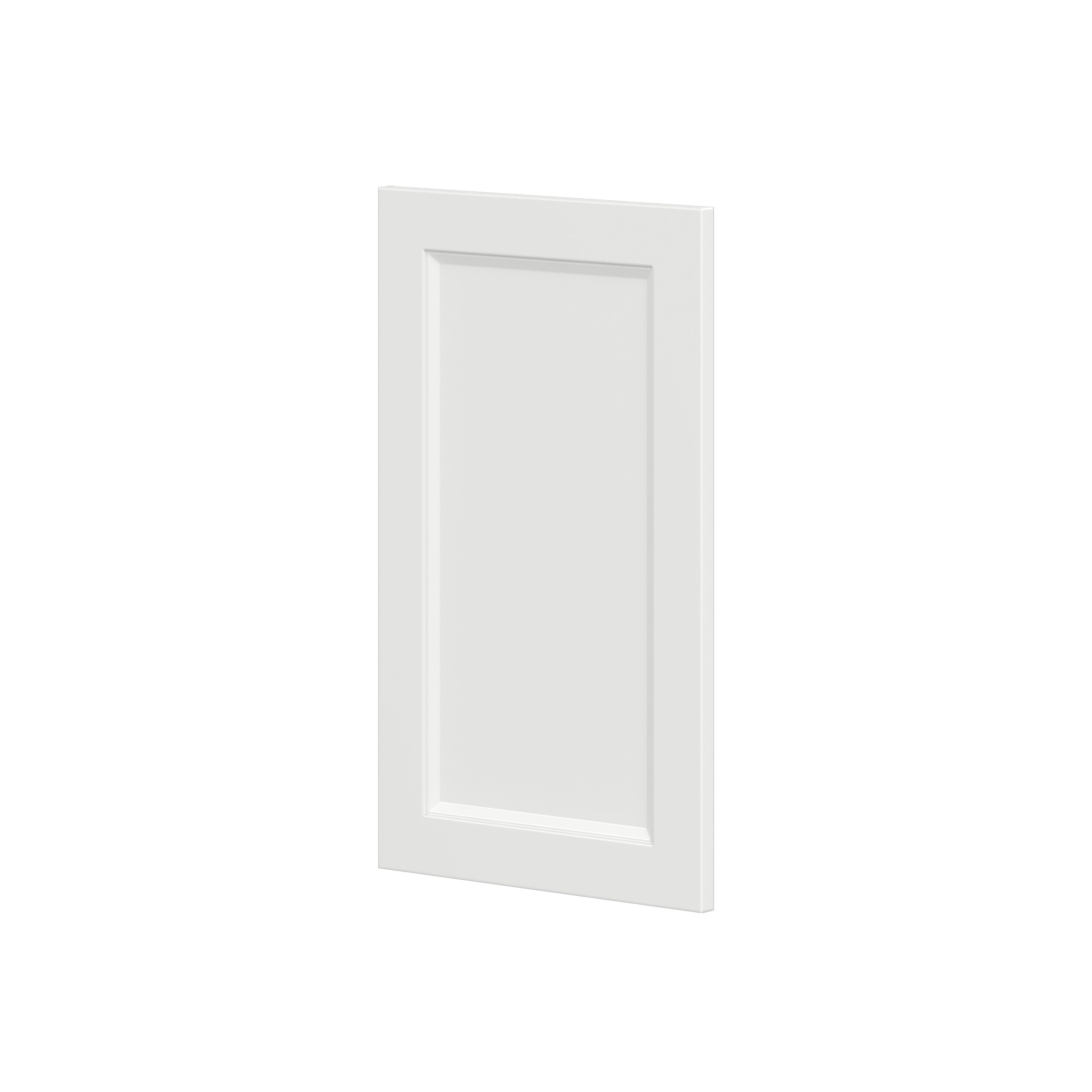 Hugo&Borg DSDR1525-RI Riviera 15-in W x 25-in H Bright White Shaker Base and wall and pantry cabinet doors (Fits 15-in x 30-in wall box )