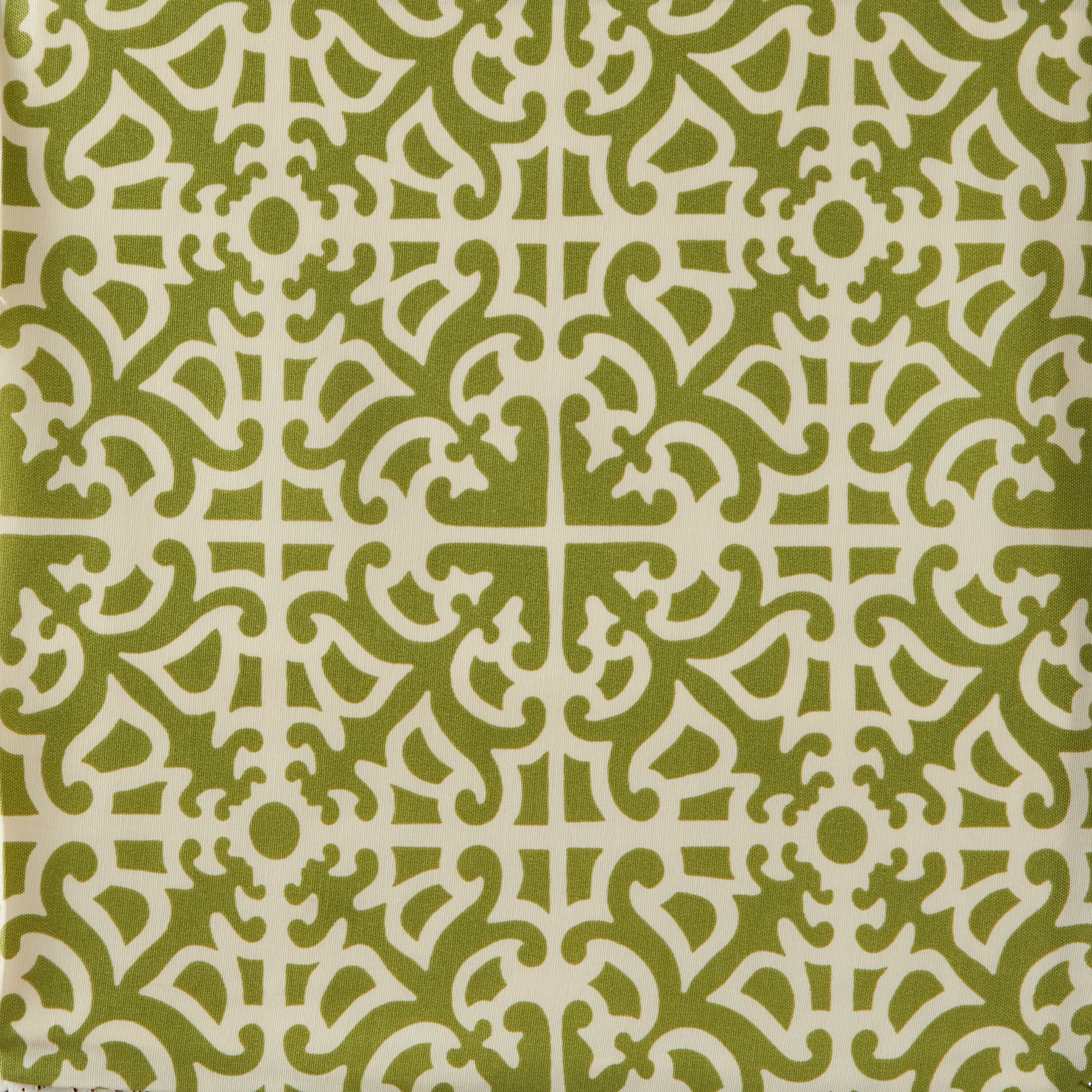 Grass Green Geometric Outdoor Rectangular Throw Pillows, Set of 2